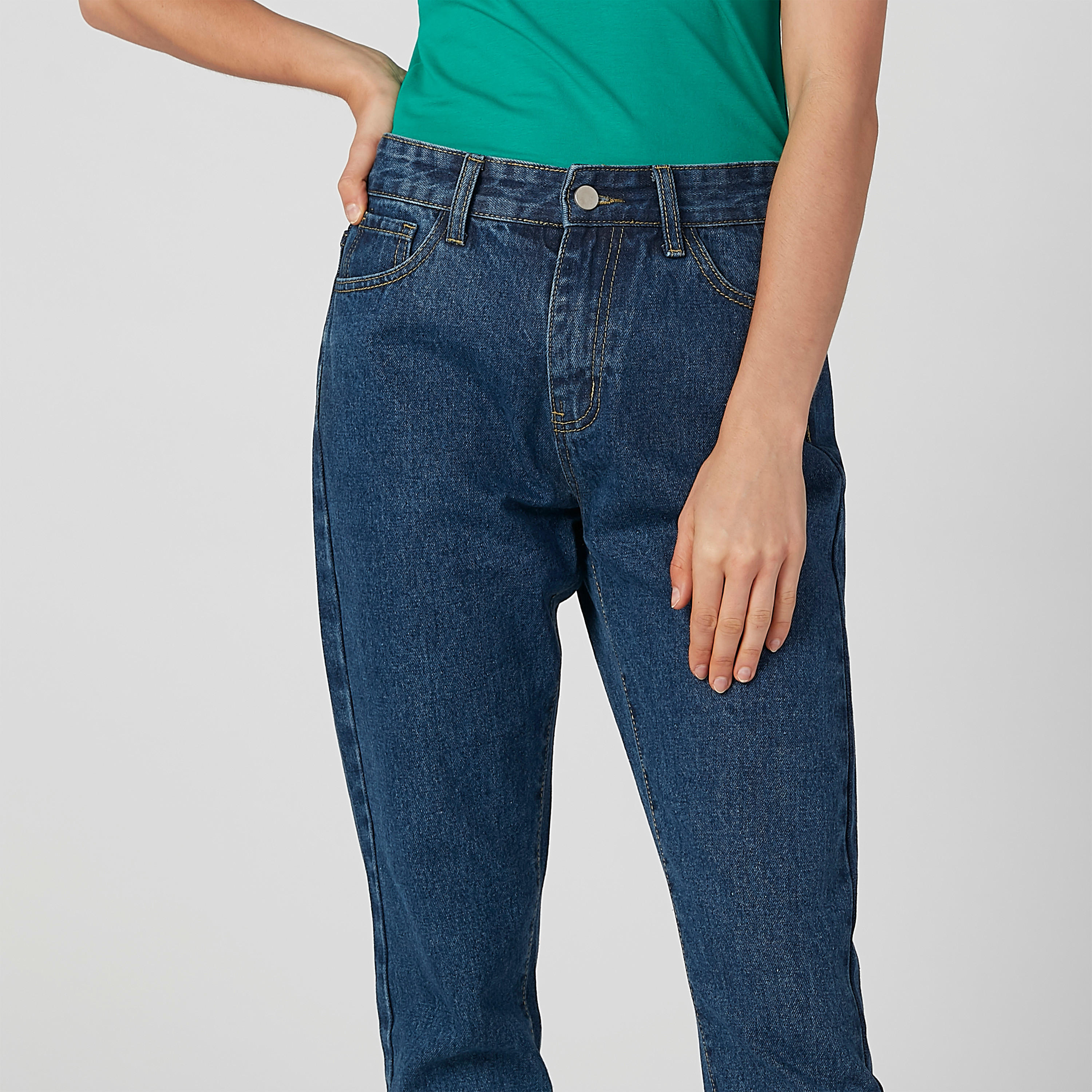 2Xtremz Denim with Pocket Detail and Leopard Spot Printed Hems-women-clothing-bottoms-jeans-image-4