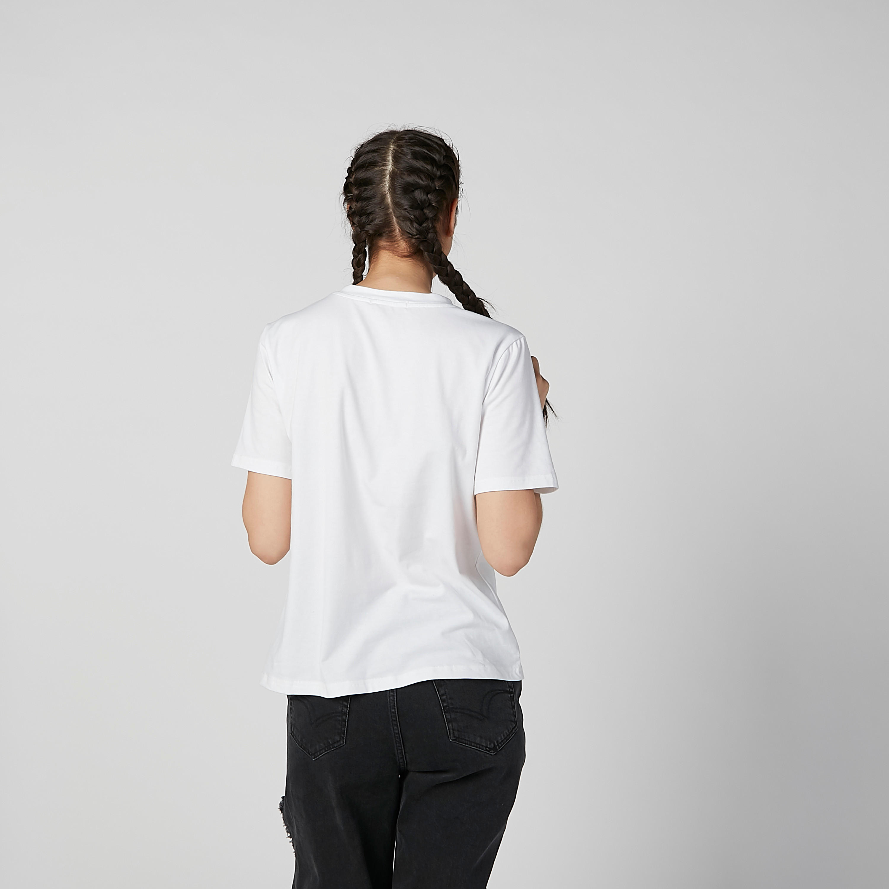 Embellished Top with Round Neck and Short Sleeves-women-clothing-tshirts-image-4