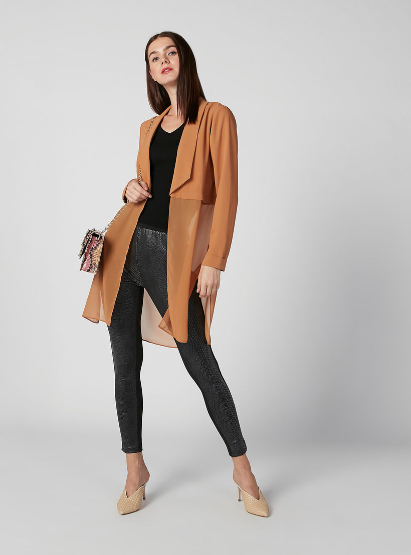 بنطال بارز الملمس بقصّة سكيني وخصر مطّاطي مرن-women-clothing-bottoms-trousers-image-2