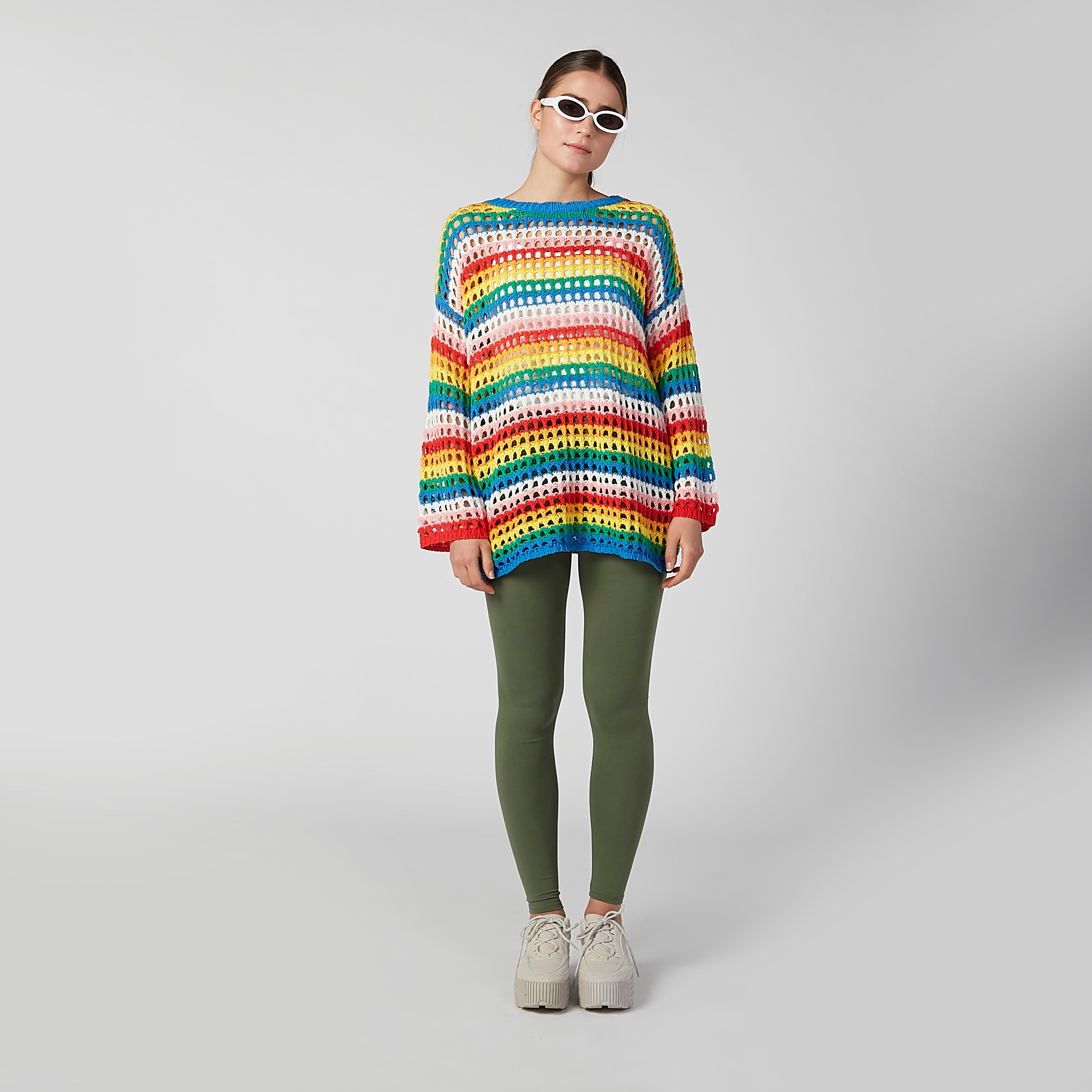 أفرول بارز الملمس بياقة مستديرة وأكتاف منسدلة-women-clothing-cardigansandjumpers-jumpers-image-6