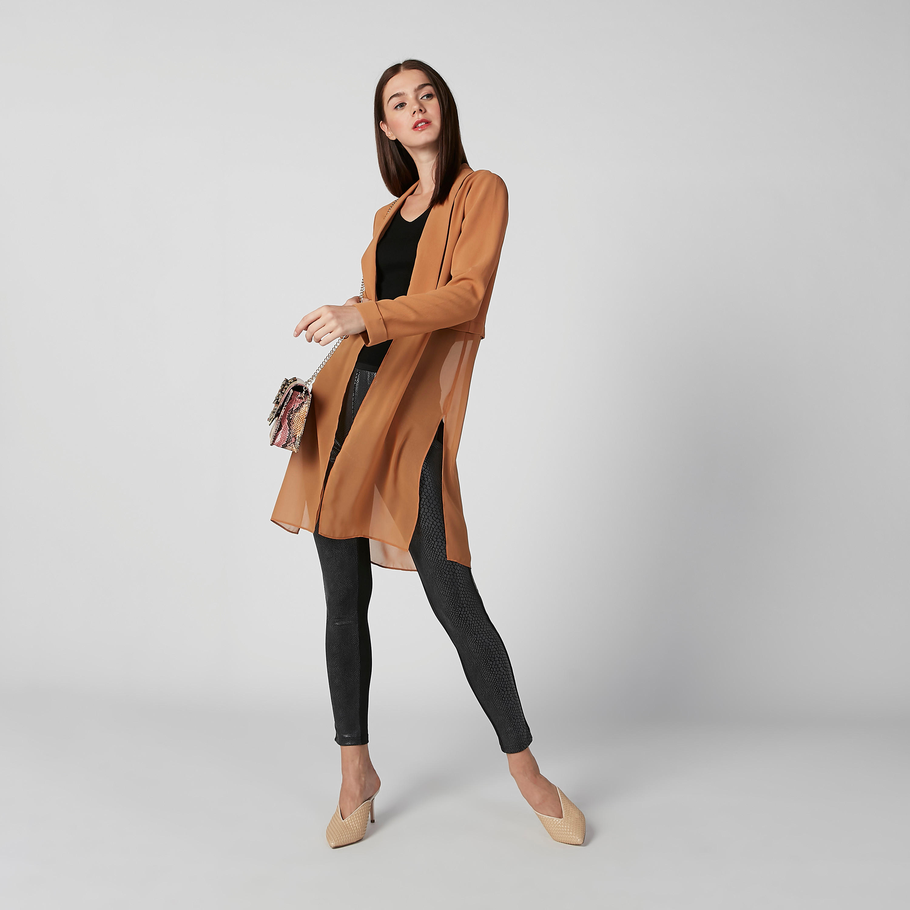 بلوزة بارزة الملمس دون أكمام بياقة V-women-clothing-shirtsandblouses-blouses-image-3