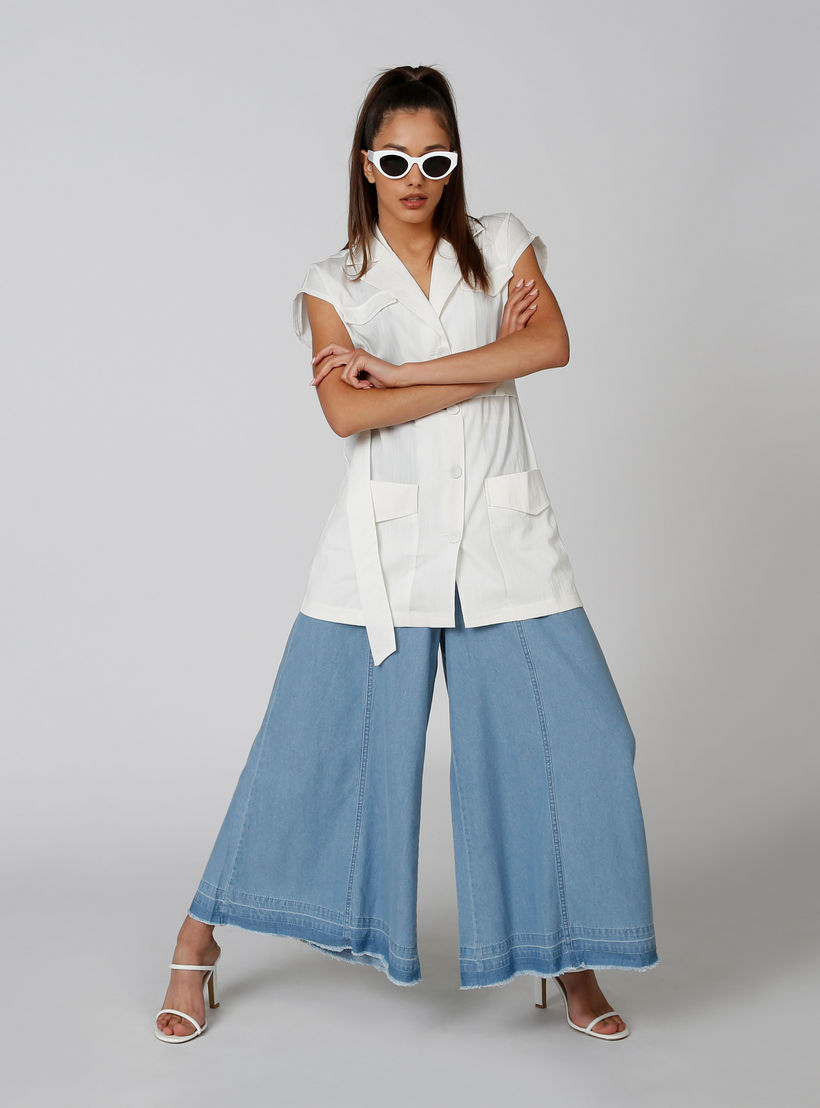 بنطلون بالازو دينم بقصّة واسعة وجيوب-women-clothing-bottoms-trousers-image-4