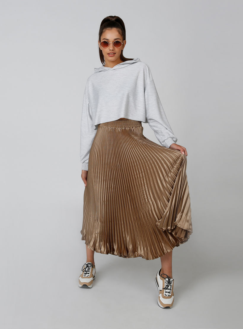 تنورة ميدي إيه لاين بخصر مطّاطي وثنيات-women-clothing-bottoms-skirts-image-4