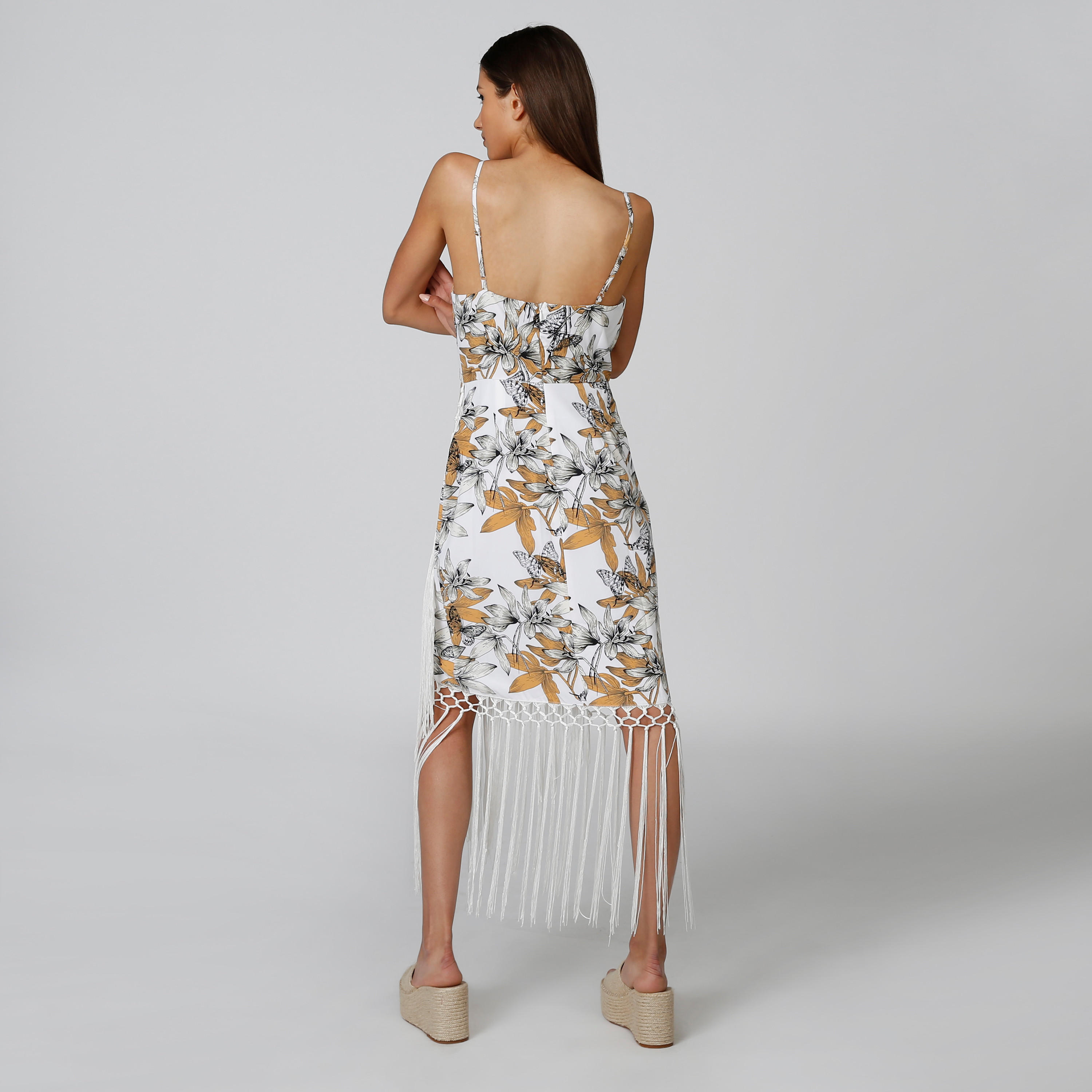 فستان ميدي دون أكمام بياقة V وشُرّابات وطبعات-women-clothing-dresses-image-2