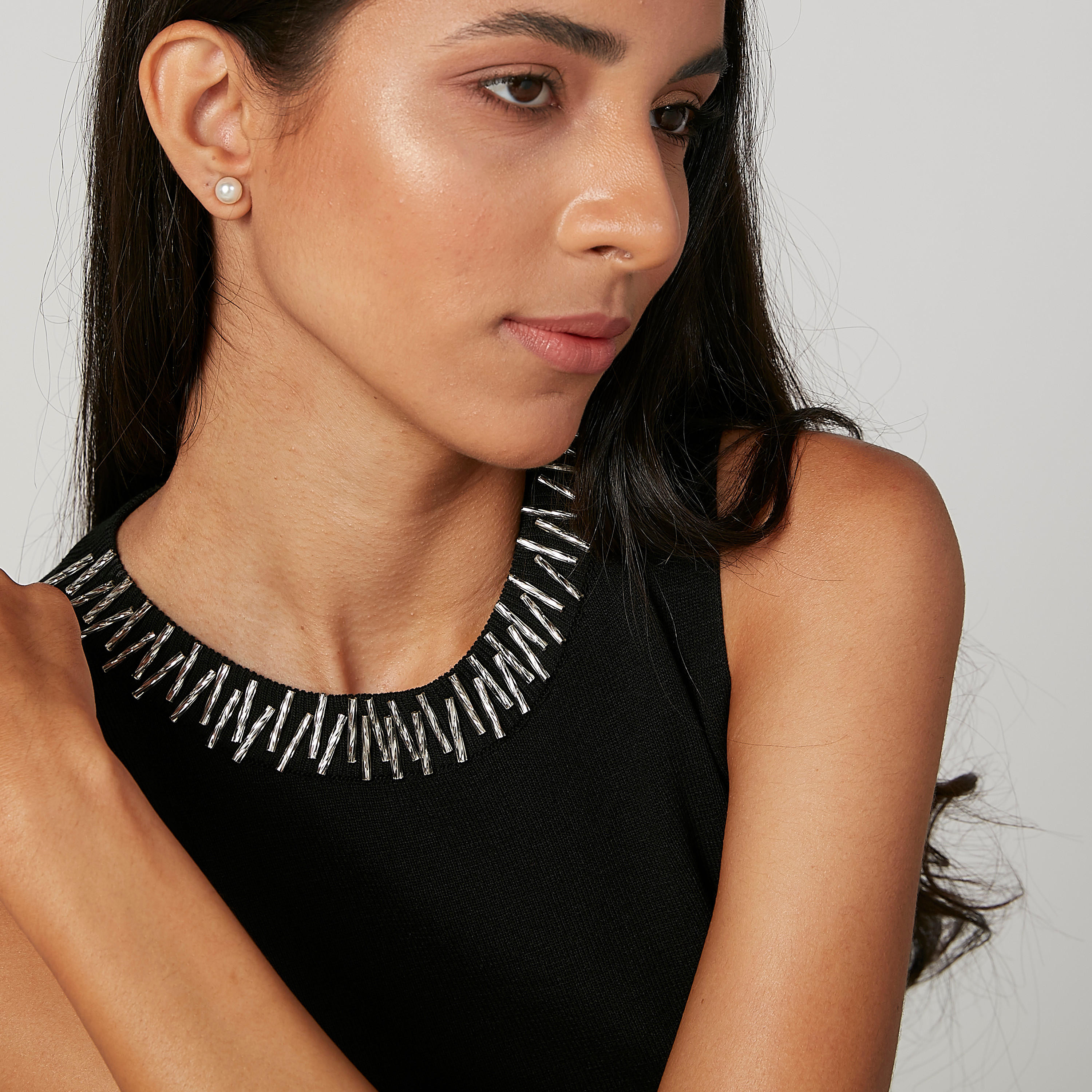 بلوزة دون أكمام بياقة مستديرة وتزيينات-women-clothing-shirtsandblouses-blouses-image-5