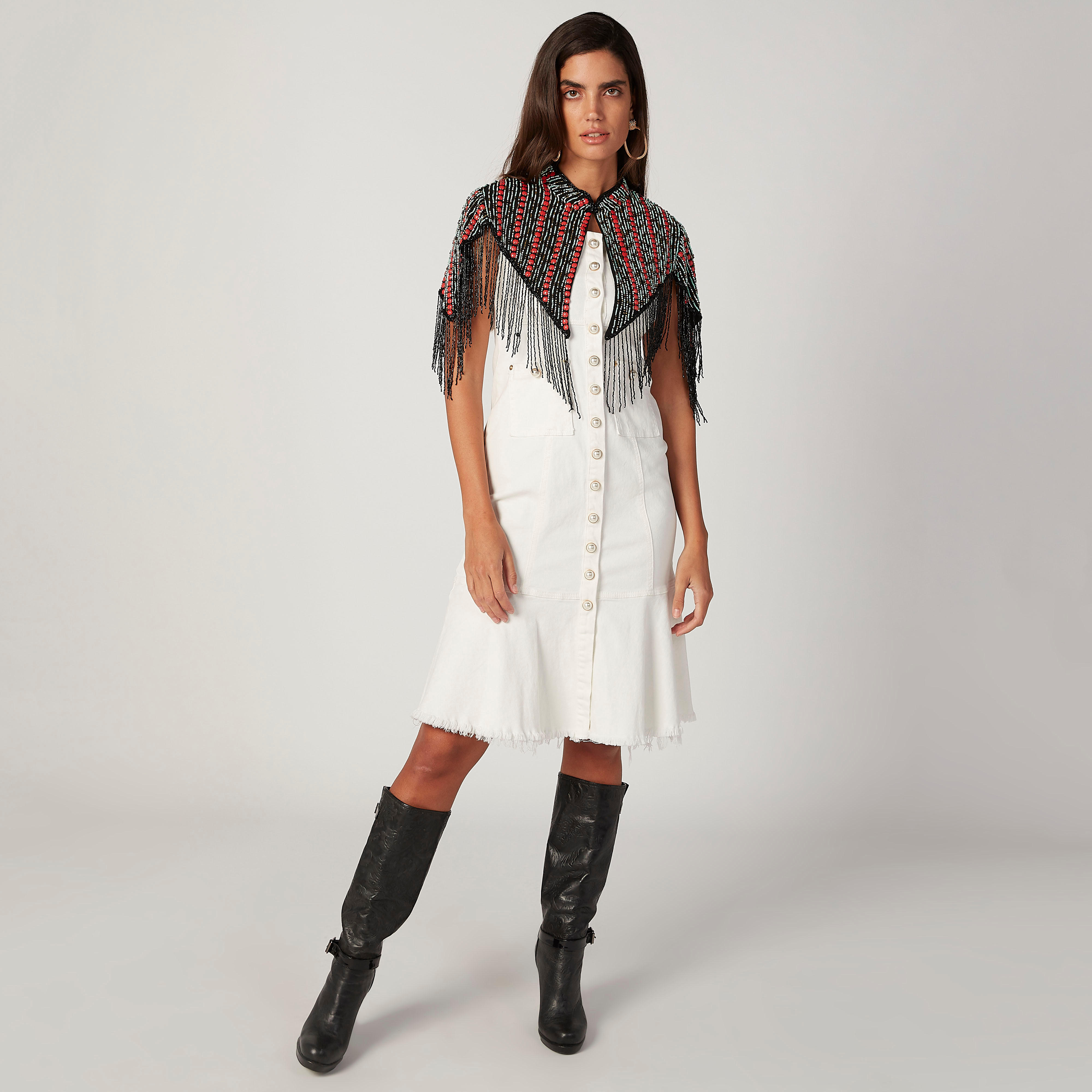 فستان ميدي واسع بجيوب وتفاصيل لؤلؤ-women-clothing-dresses-image-2
