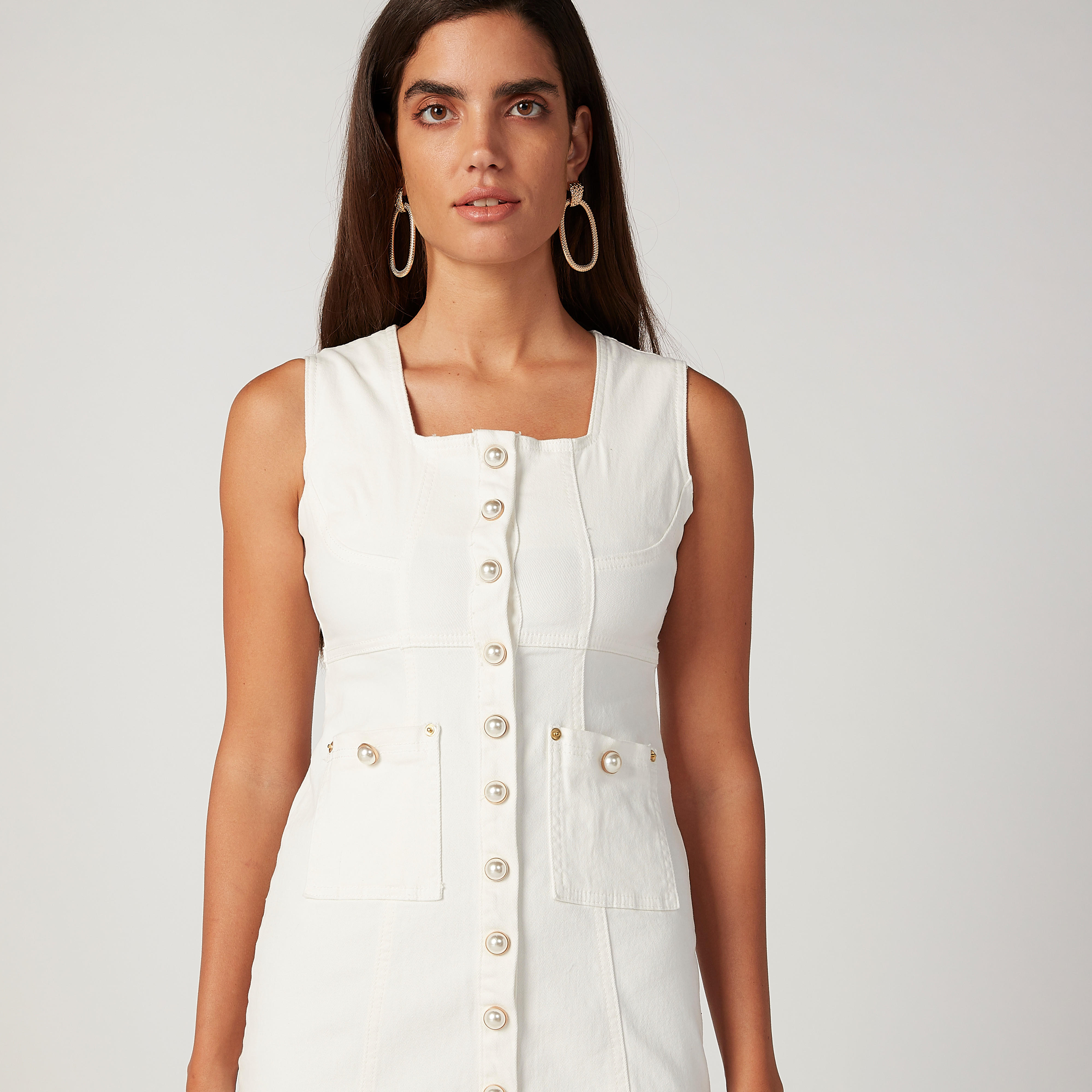 فستان ميدي واسع بجيوب وتفاصيل لؤلؤ-women-clothing-dresses-image-3