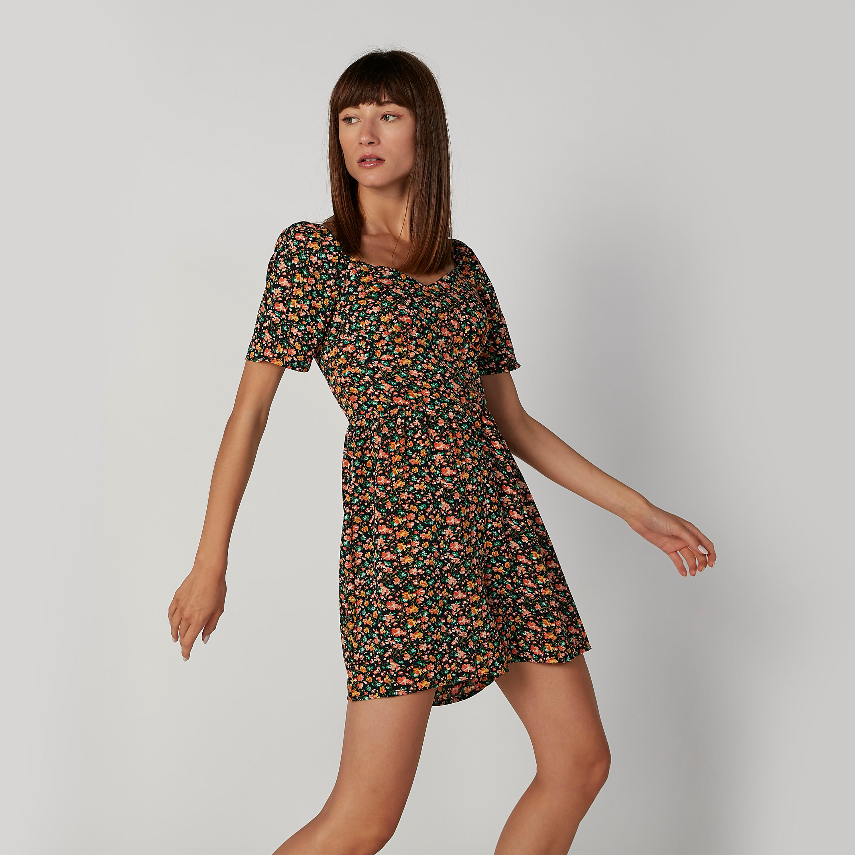 Printed Playsuit with Short Sleeves-women-clothing-jumpsuits-image-4