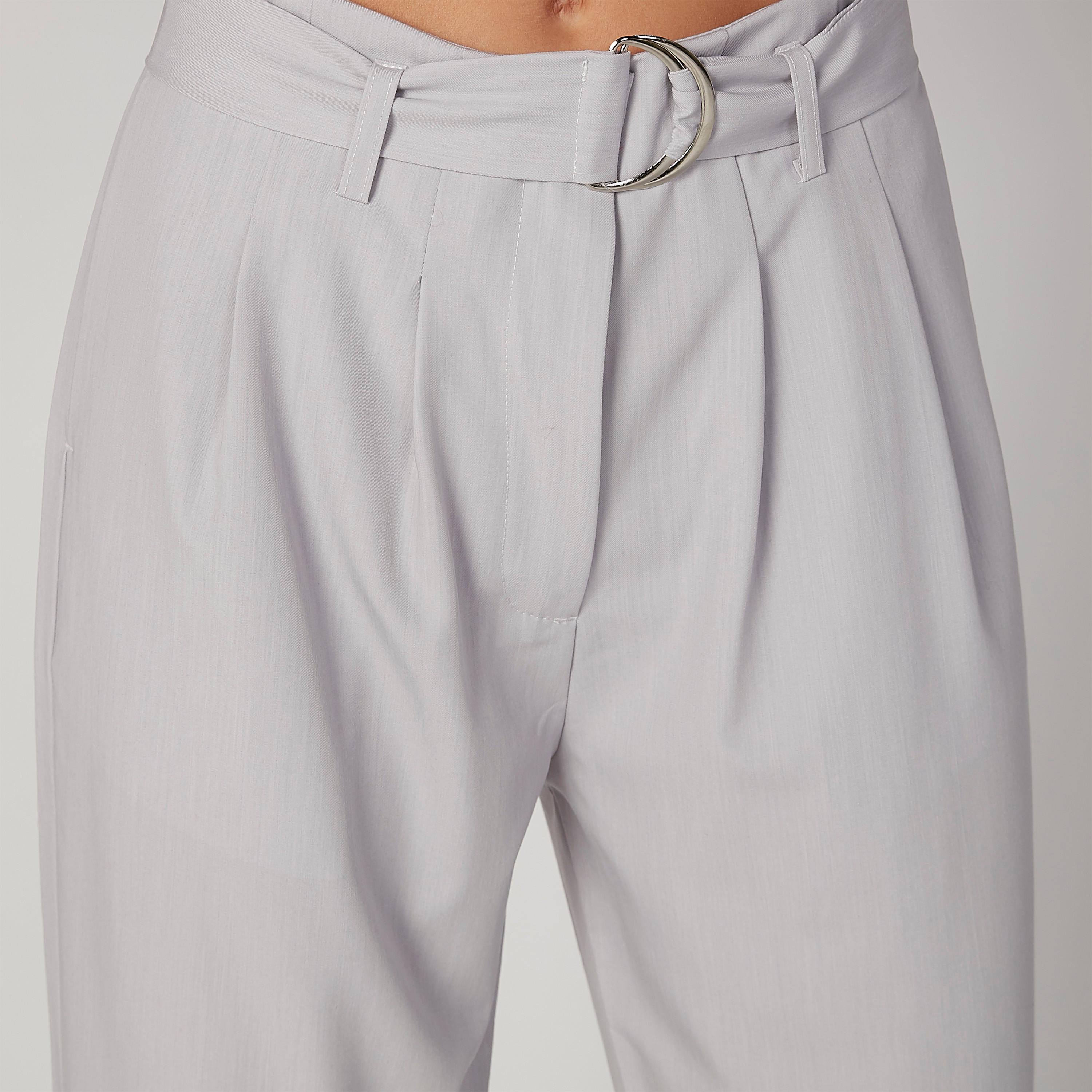 بنطلون سادة بجيوب وحزام D-women-clothing-bottoms-trousers-image-5