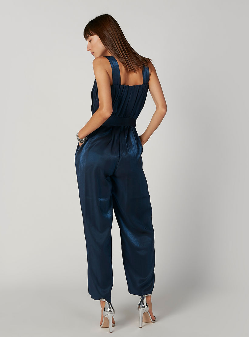 أفرول بارز الملمس دون أكمام بجيوب وأربطة-women-clothing-jumpsuits-image-2