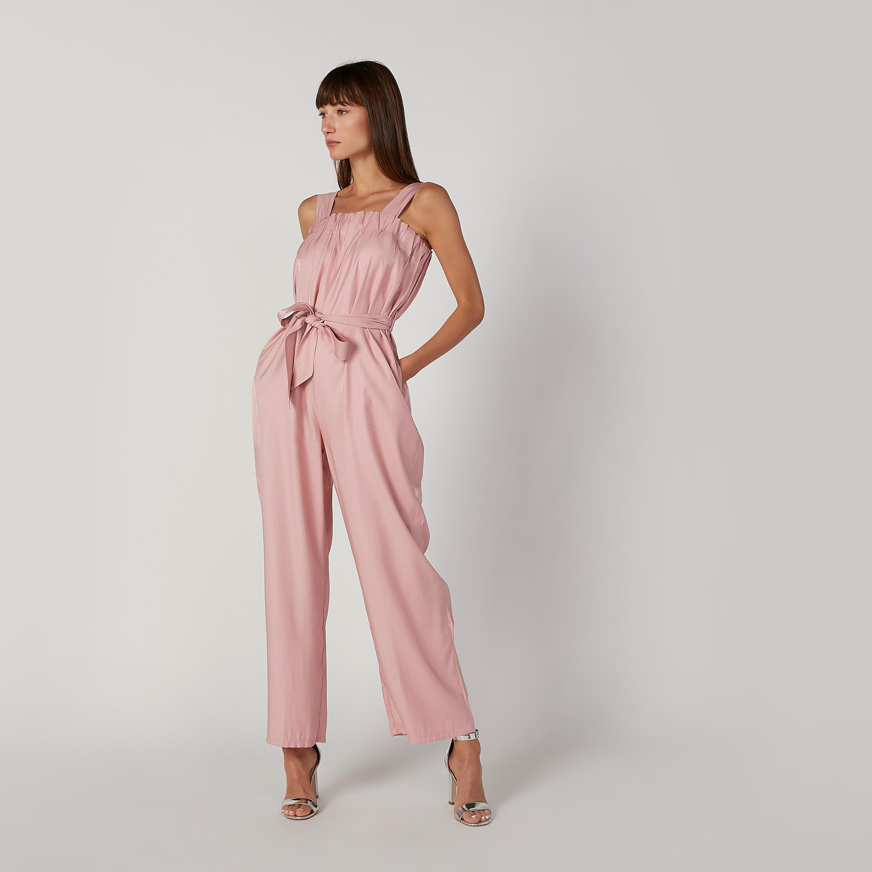 أفرول سادة دون أكمام بجيوب وأربطة-women-clothing-jumpsuits-image-1