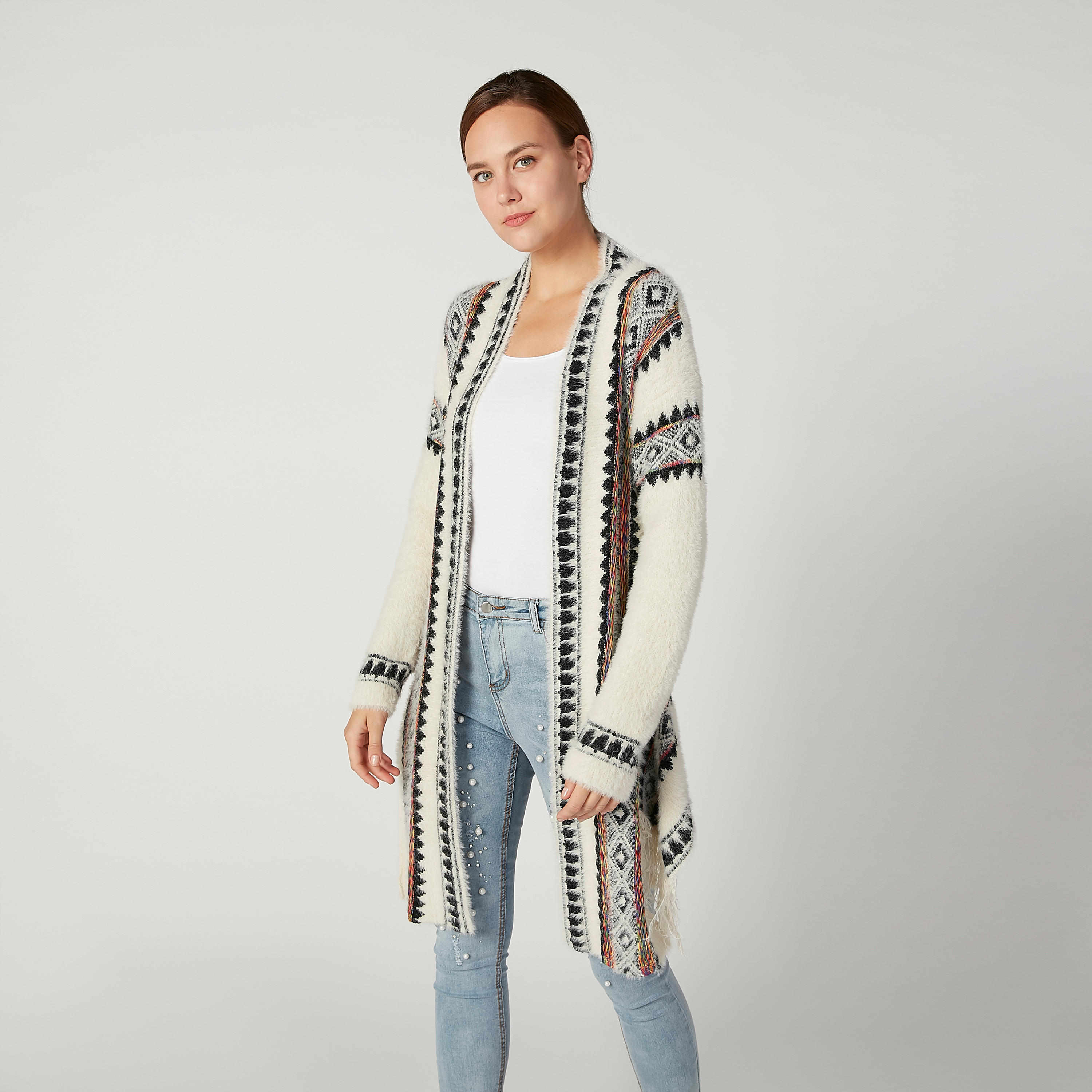 كارديجان طويل بقصّة واسعة وأكمام طويلة وطبعات-women-winterwear-cardigansandjumpers-cardigans-image-5