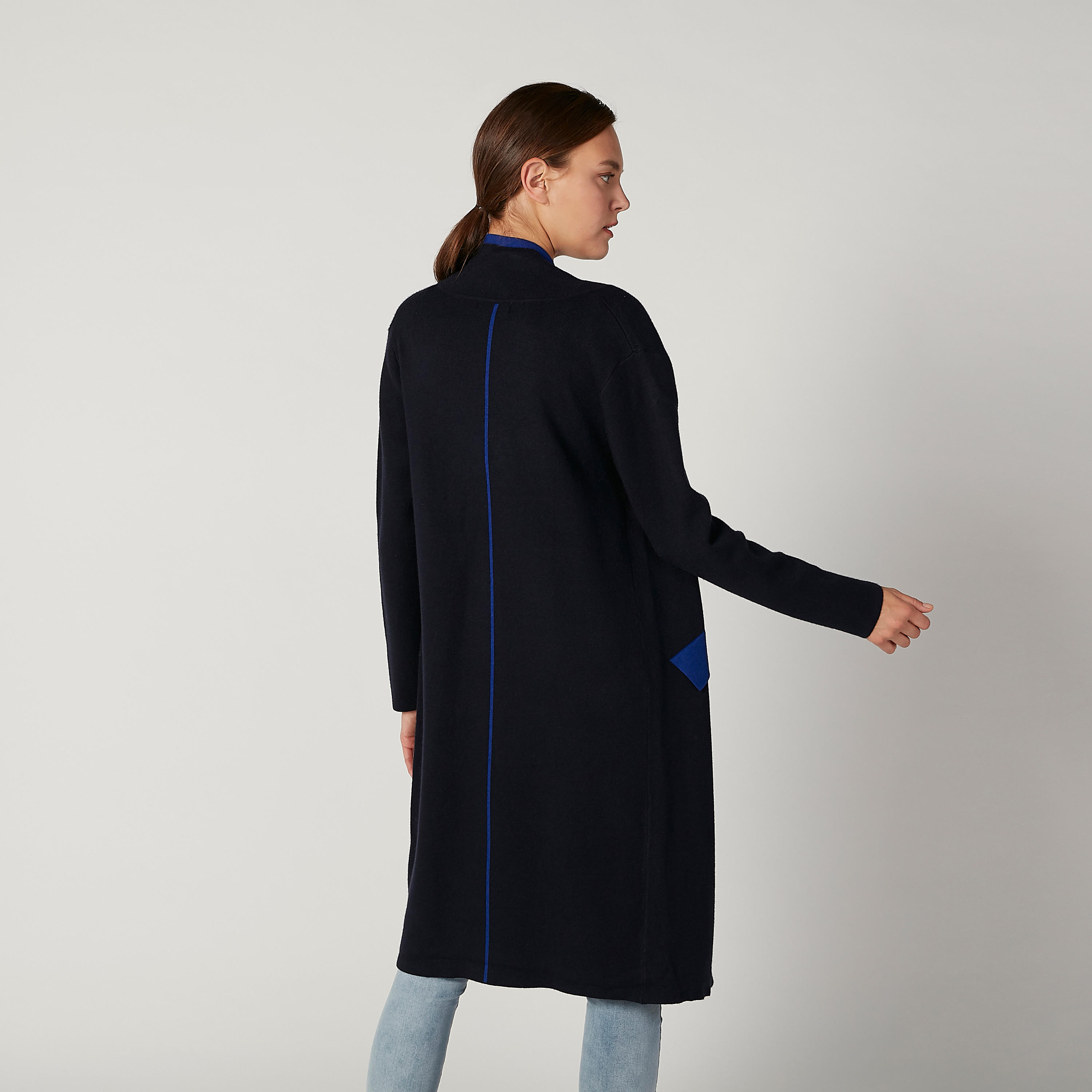 كارديجان طويل سادة بأكمام طويلة-women-winterwear-cardigansandjumpers-cardigans-image-4