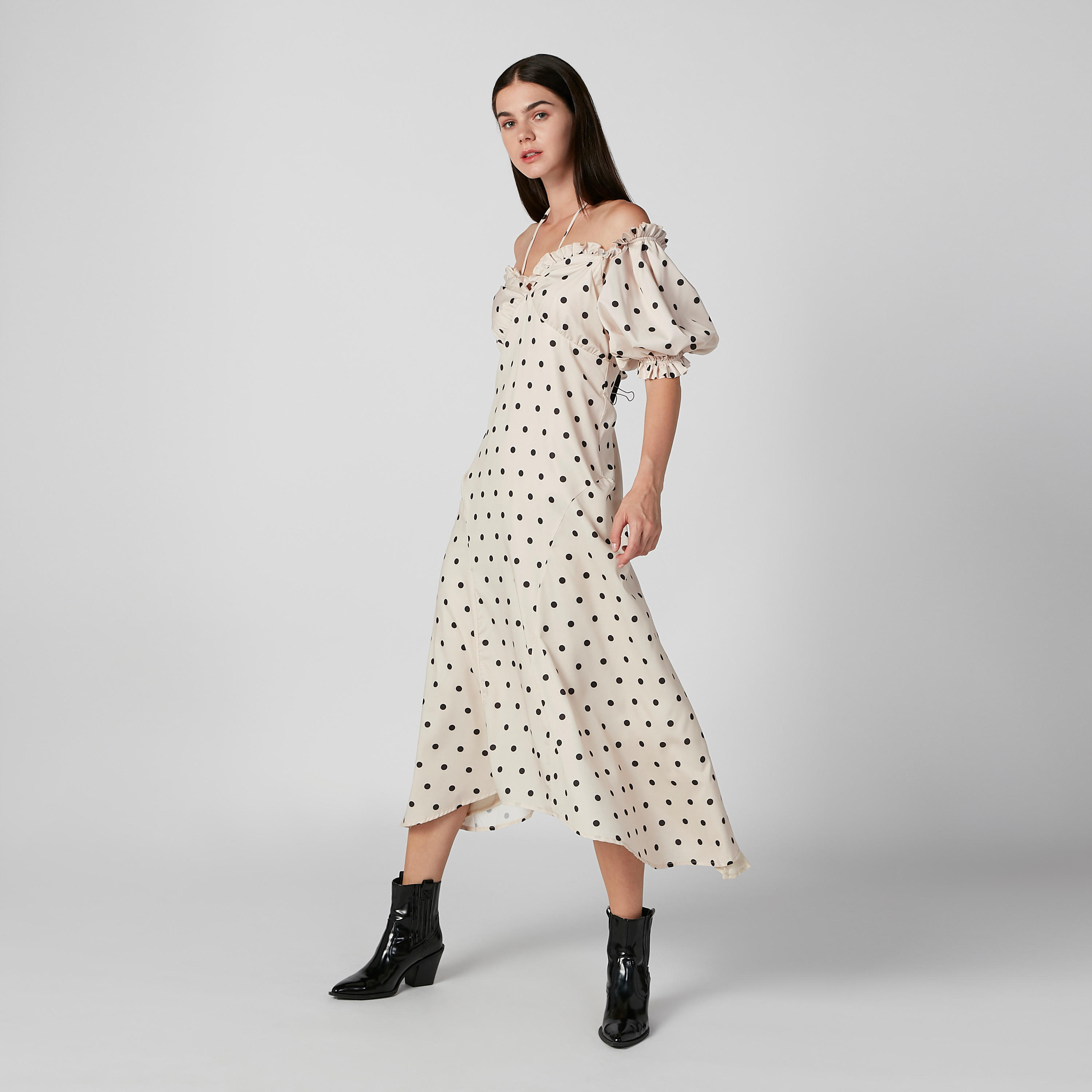 فستان طويل بحوّاف غير مستوية وأربطة وطبعات-women-clothing-dresses-image-3