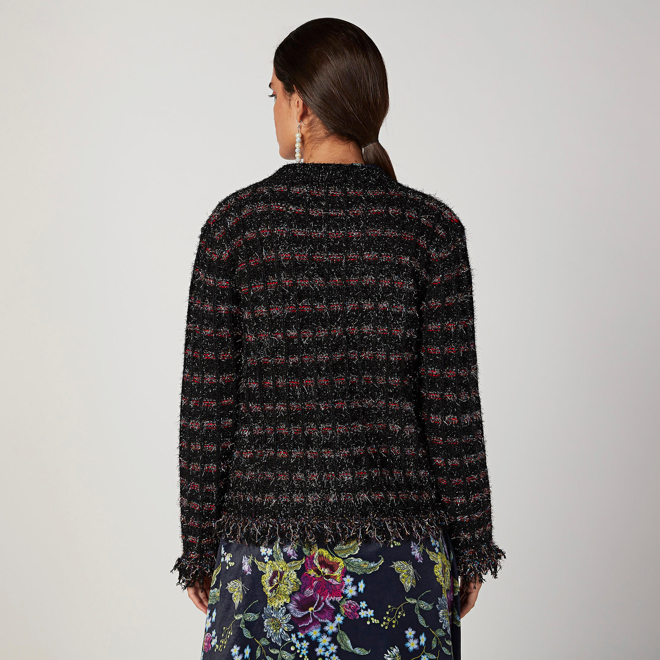 جاكيت بارز الملمس بأكمام طويلة وجيوب بطيّة-women-winterwear-coatsandjackets-jackets-image-4