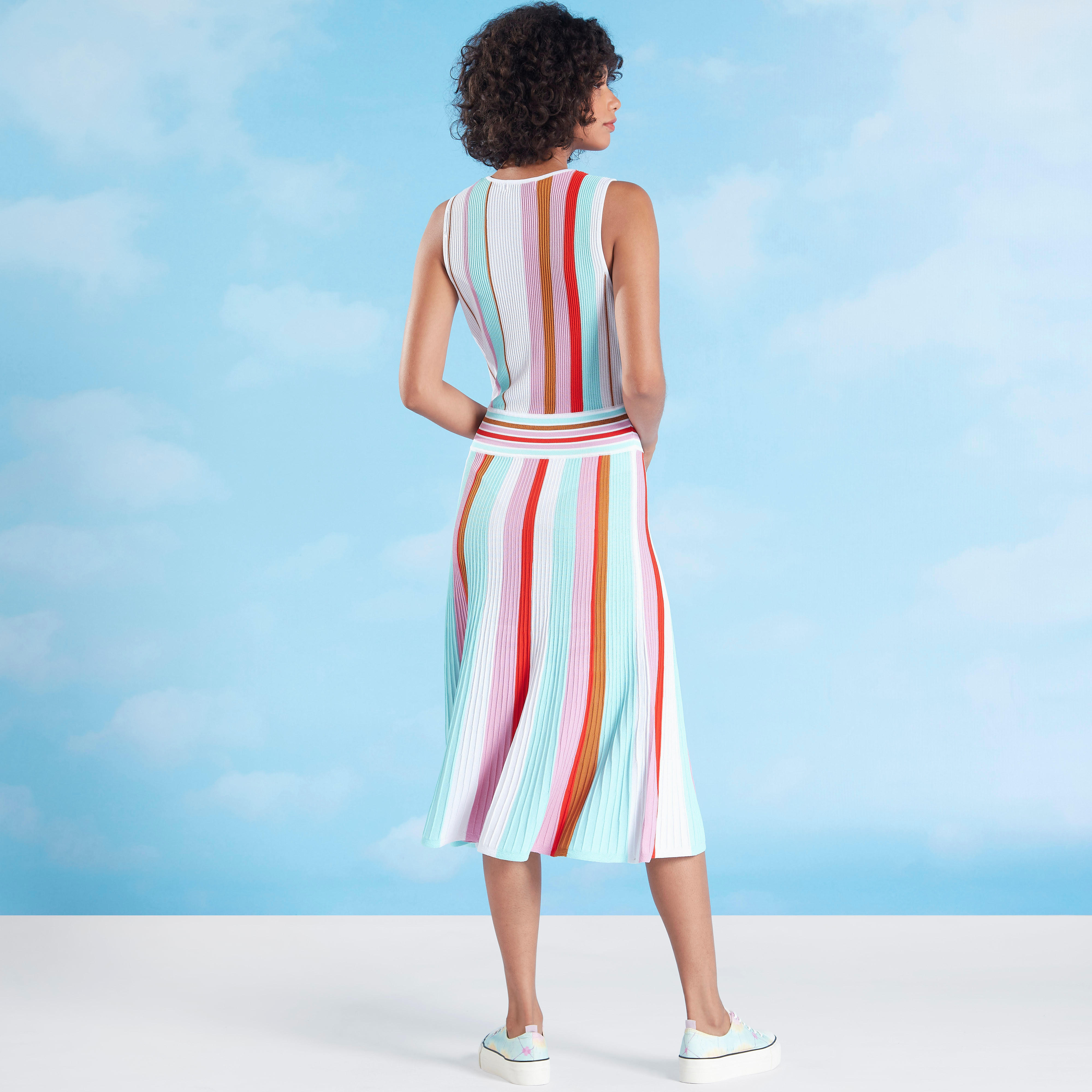 Striped Midi Sleeveless Dress-women-clothing-dresses-image-5