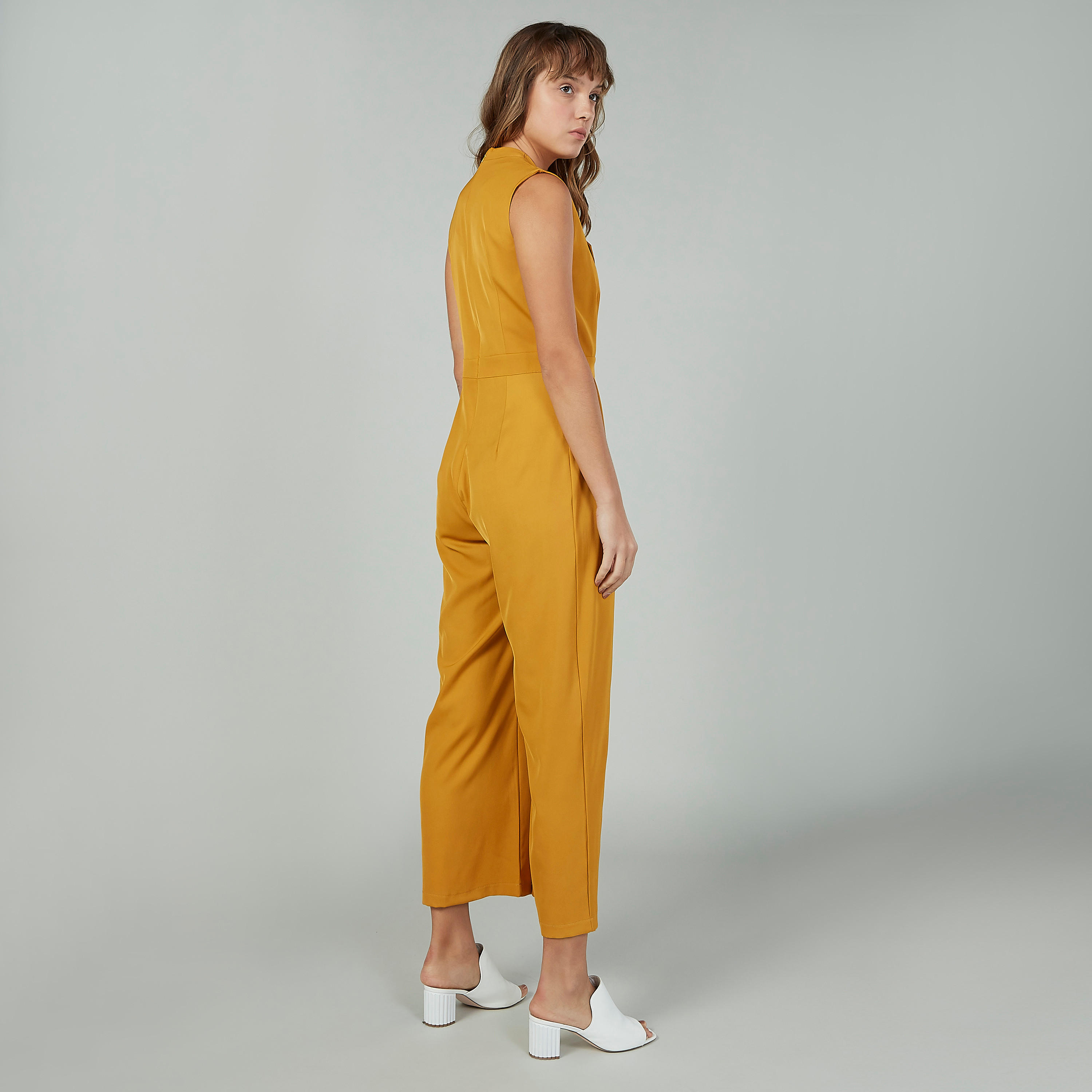 Plain Sleeveless Jumpsuit with Pleats-women-clothing-jumpsuits-image-4