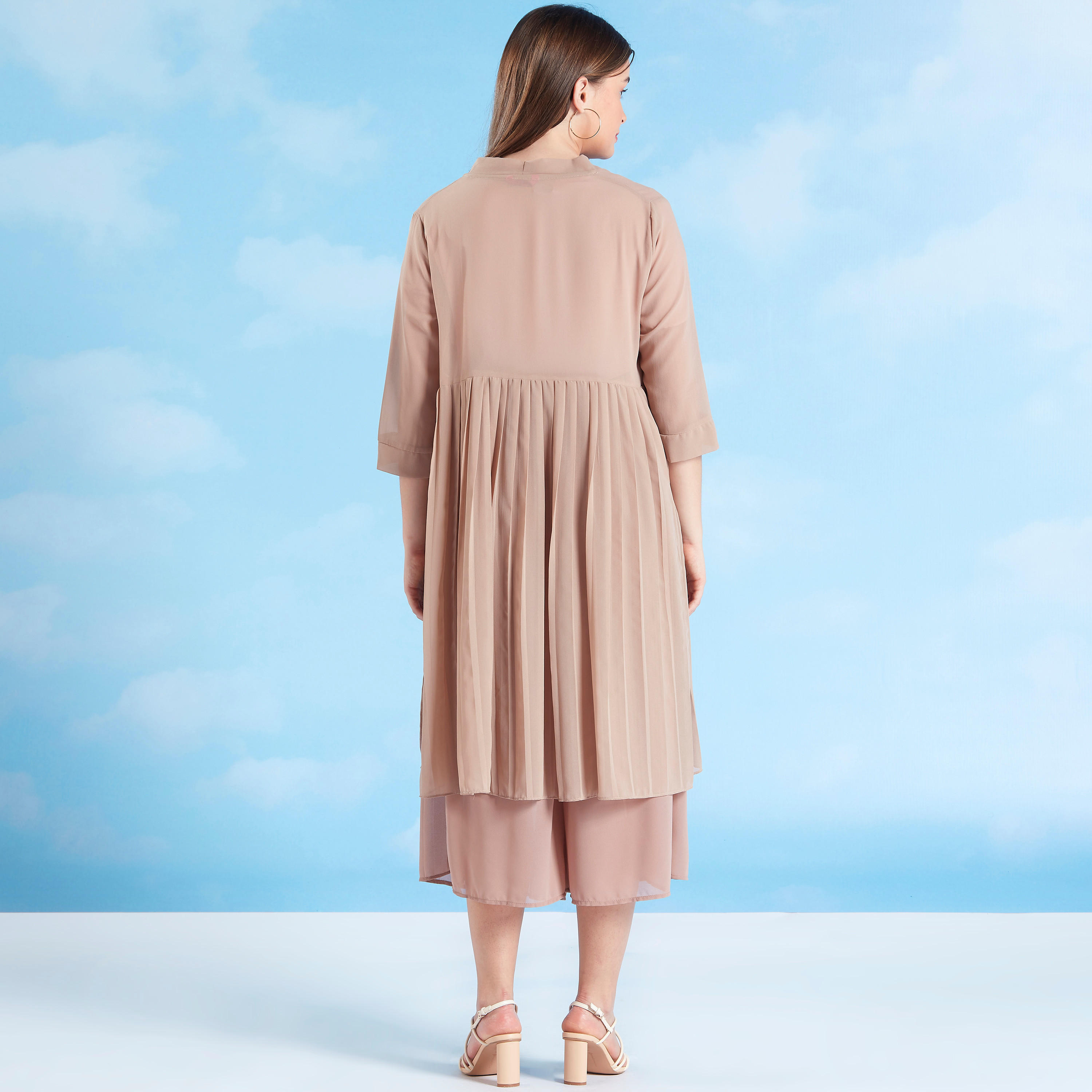 كارديجان سادة بأكمام طويلة وفتحة جانبية-women-winterwear-cardigansandjumpers-cardigans-image-1