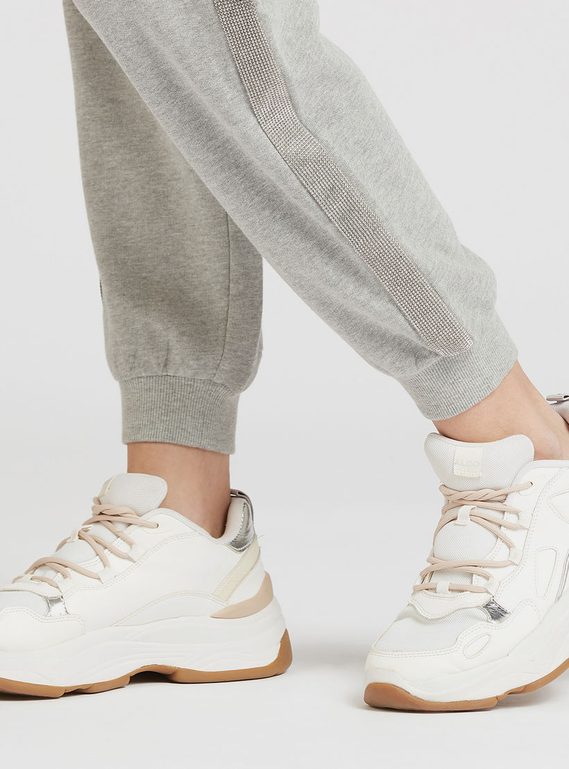 Full Length Solid Mid-Rise Jog Pants with Pocket Detail and Drawstring-women-clothing-bottoms-joggers-image-3