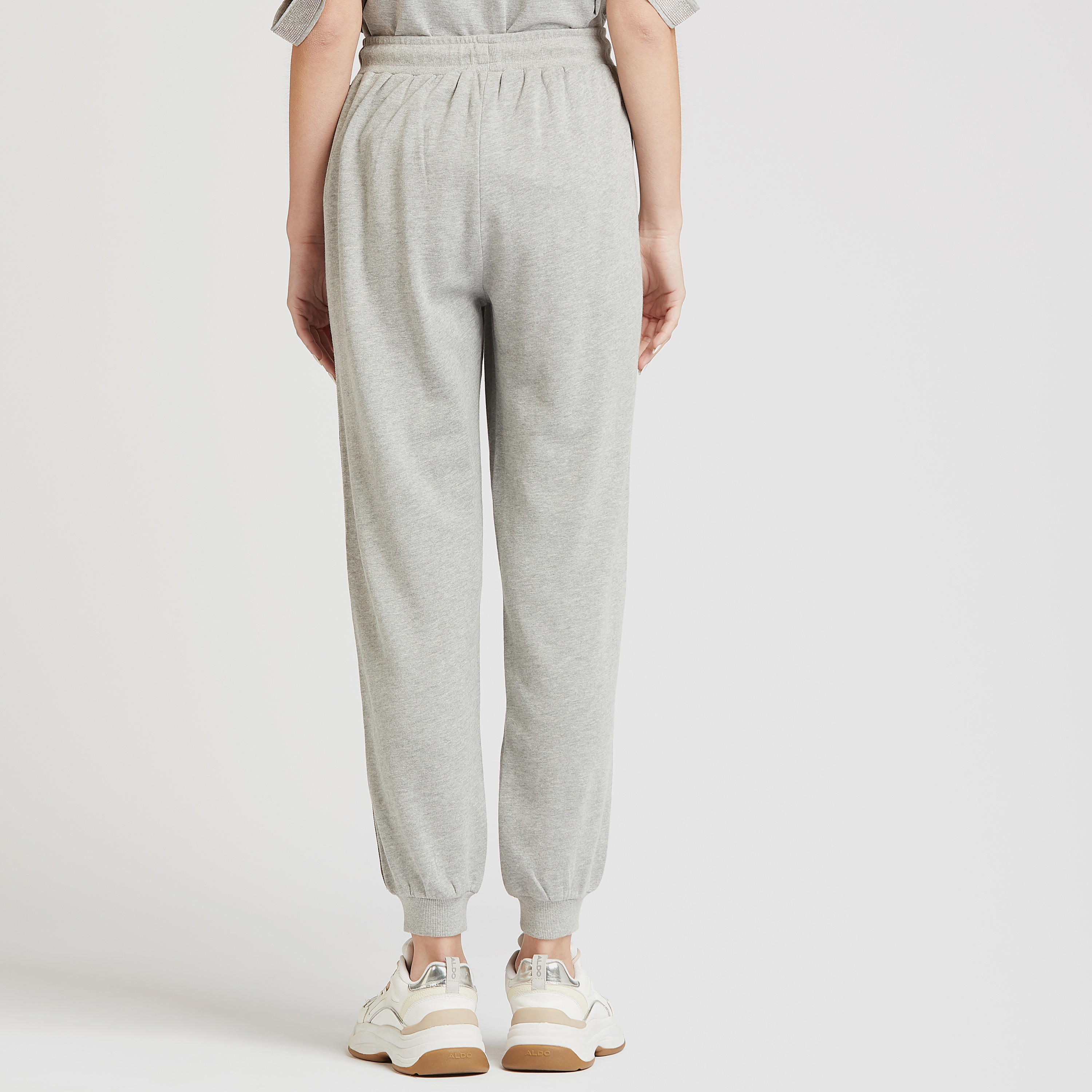 Full Length Solid Mid-Rise Jog Pants with Pocket Detail and Drawstring-women-clothing-bottoms-joggers-image-4
