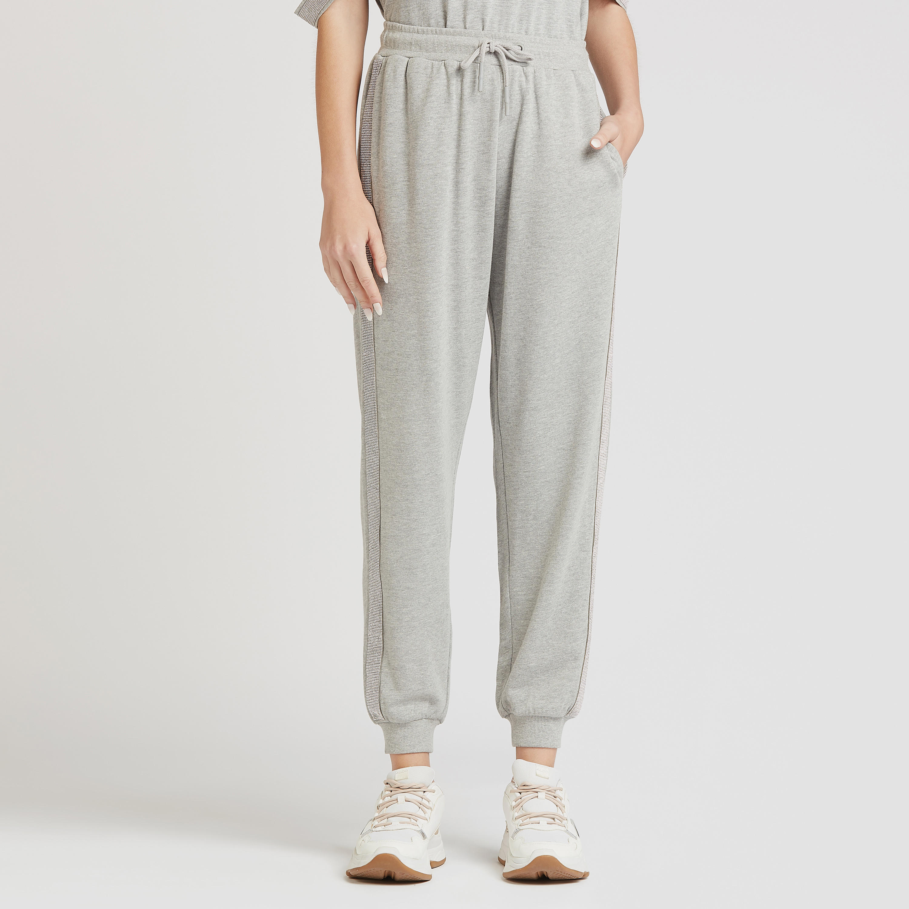 Full Length Solid Mid-Rise Jog Pants with Pocket Detail and Drawstring-women-clothing-bottoms-joggers-image-5