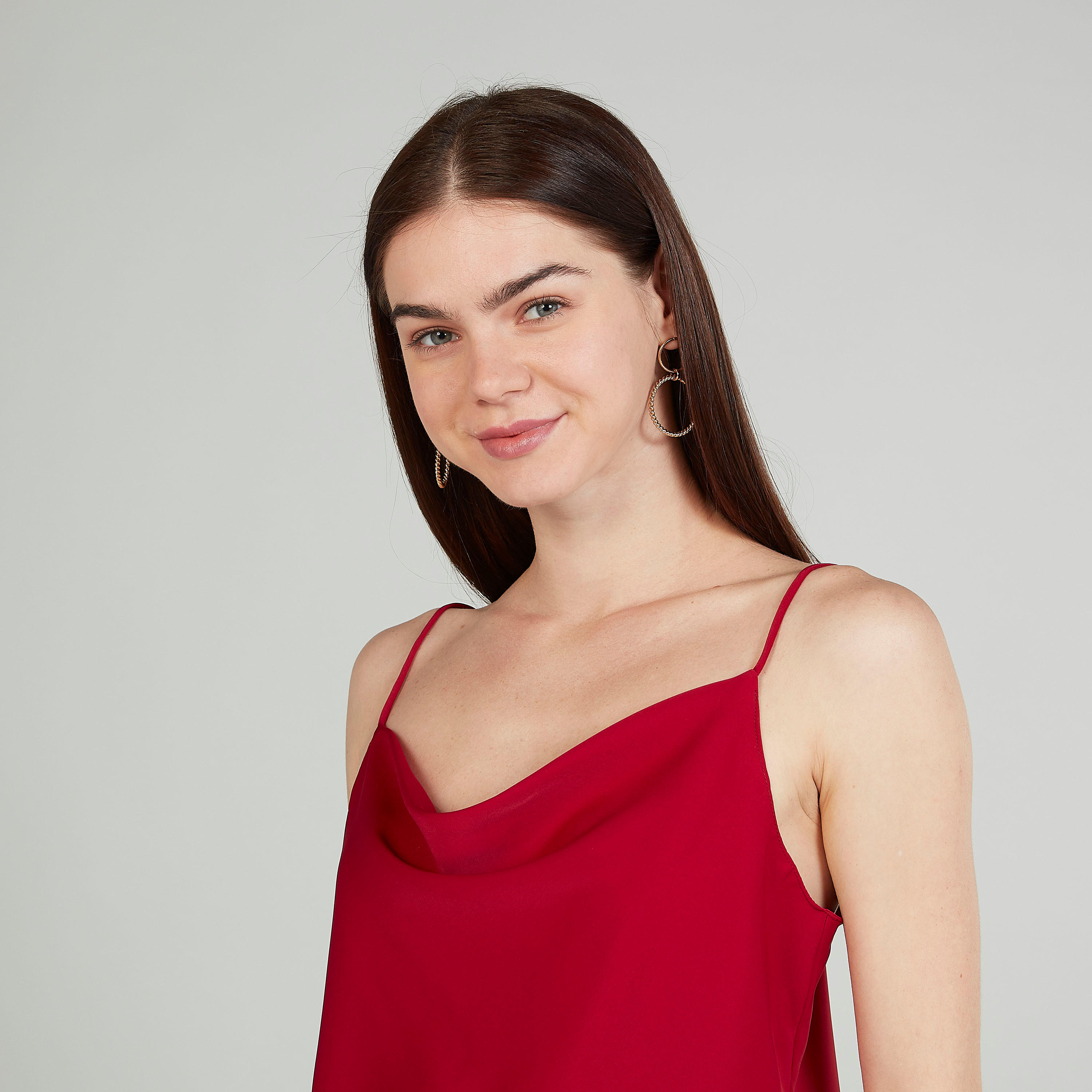 Solid Camisole with Cowl Neck and Spaghetti Straps-women-clothing-shirtsandblouses-blouses-image-3