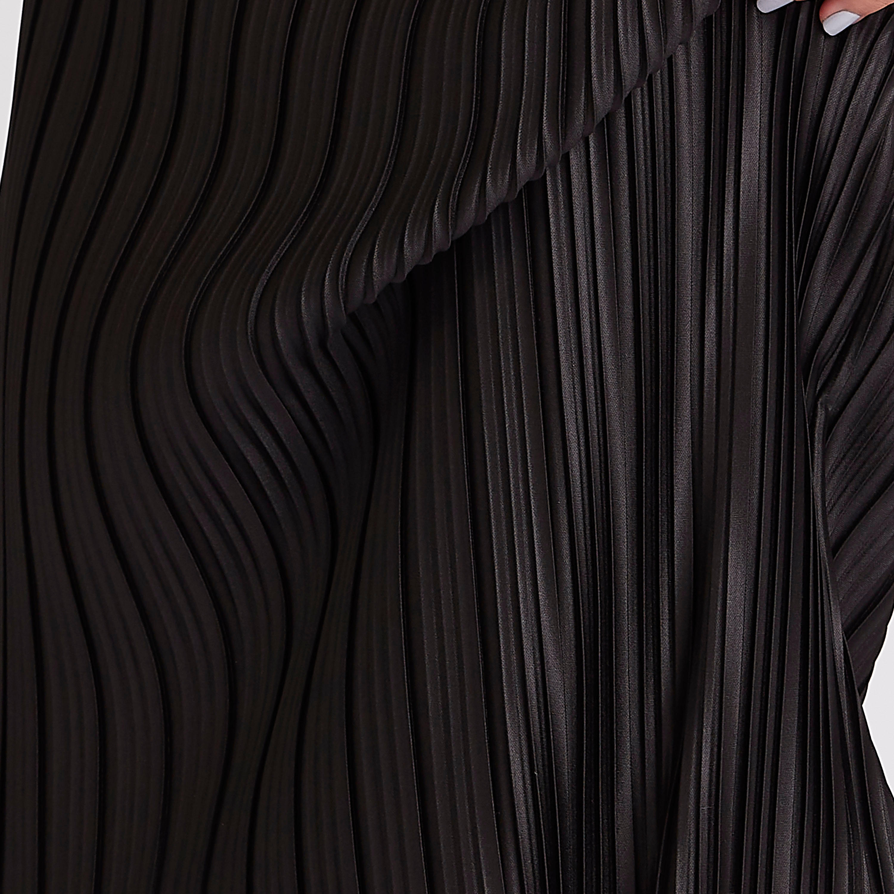 تنورة ميدي إيه لاين بخصر مطّاطي وكشكش-women-clothing-bottoms-skirts-image-3