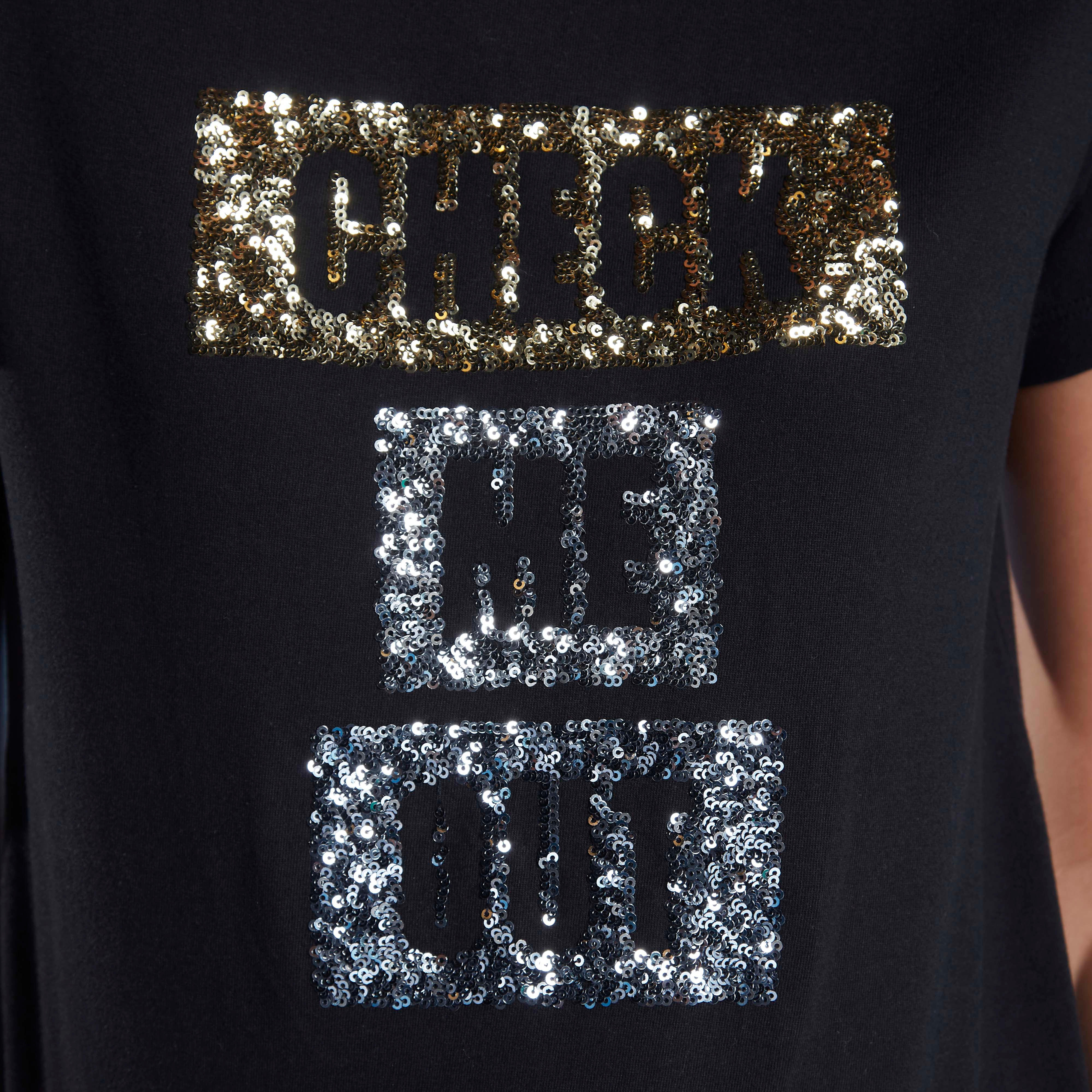 تيشيرت بياقة ضيّقة وأكمام قصيرة وتزيينات-women-clothing-tshirts-image-3