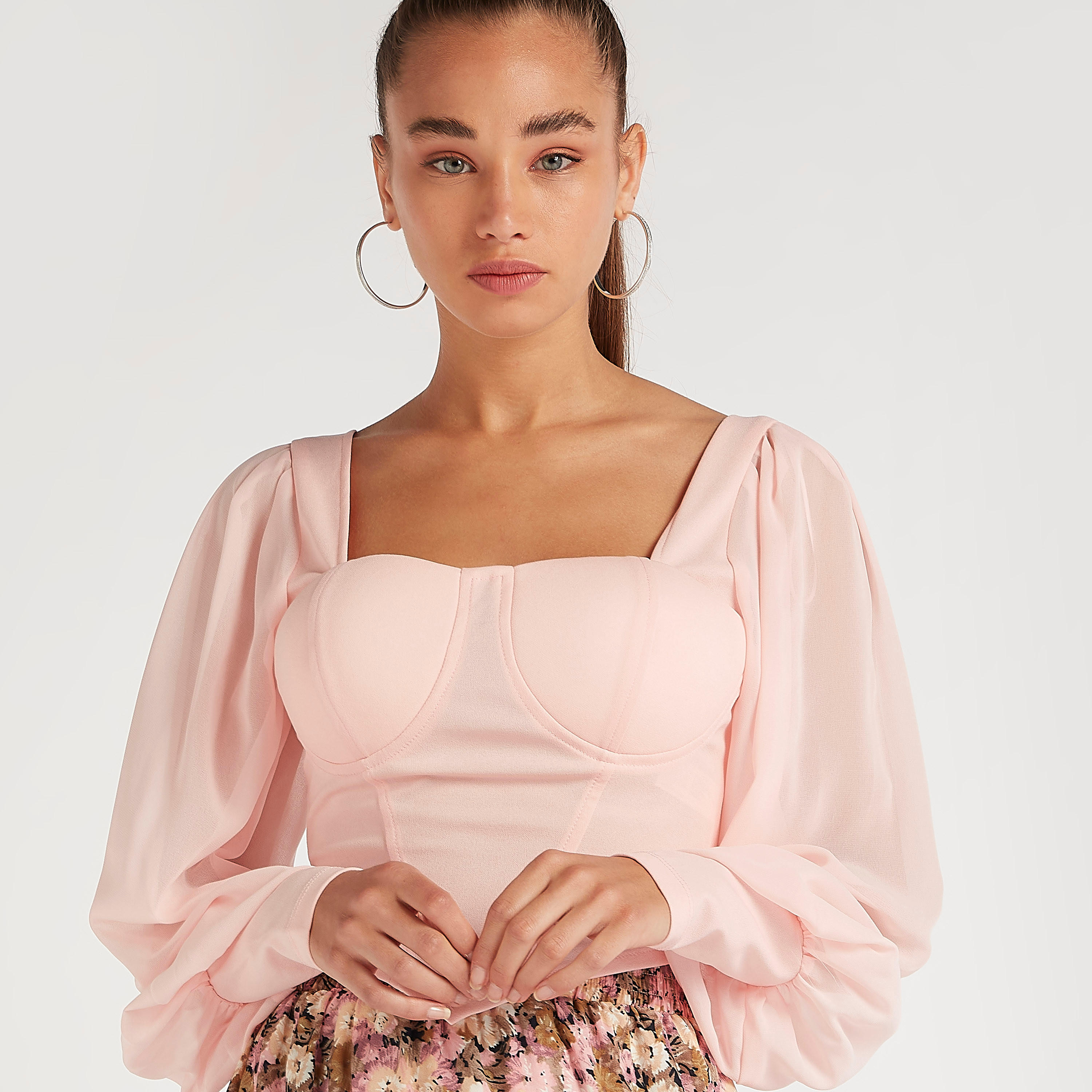 2Xtremz Solid Top with Sweetheart Neck and Zipper Back-women-clothing-shirtsandblouses-blouses-image-3