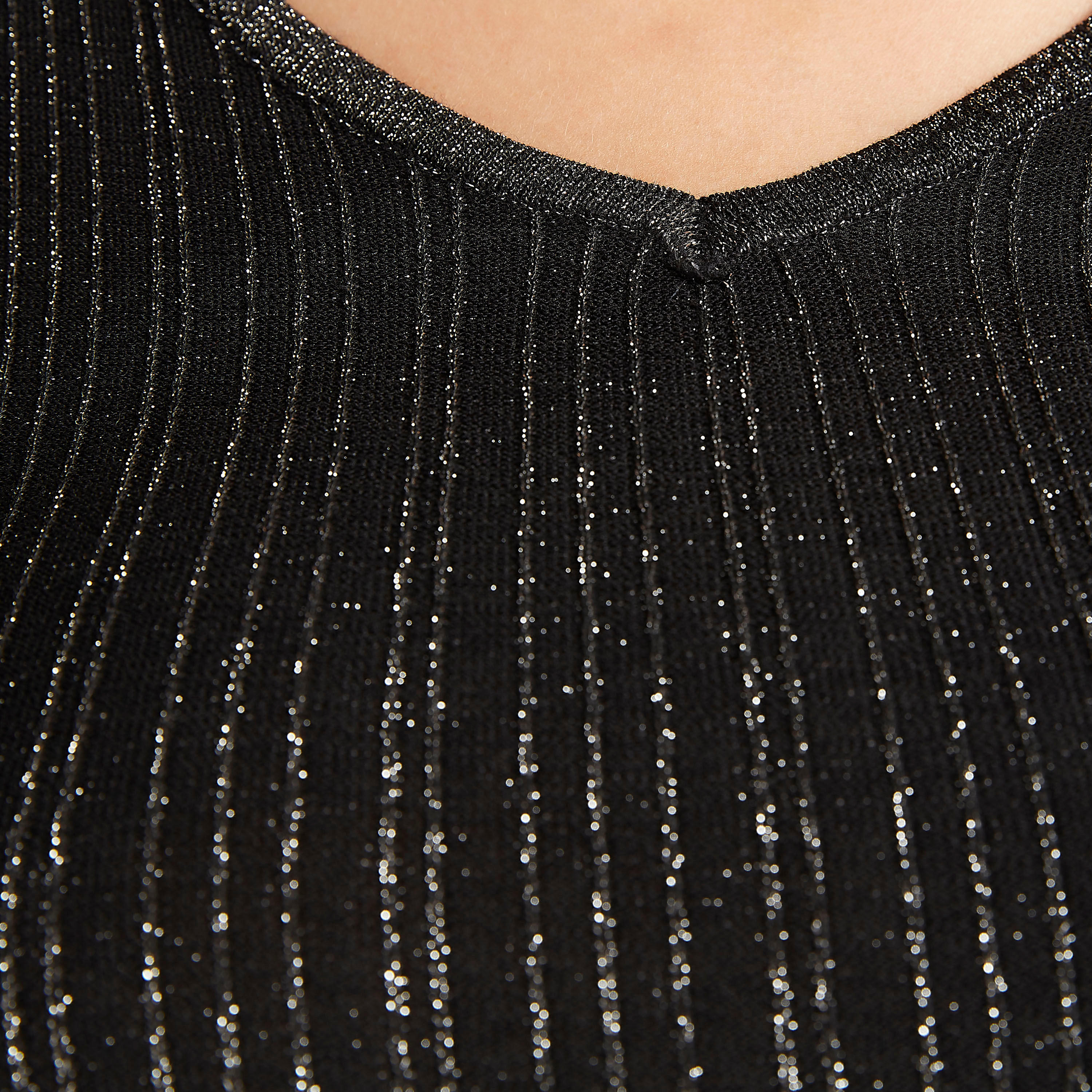 فستان إيه لاين بارز الملمس بياقة v وأكمام طويلة من تو إكستريمز-women-clothing-dresses-image-6