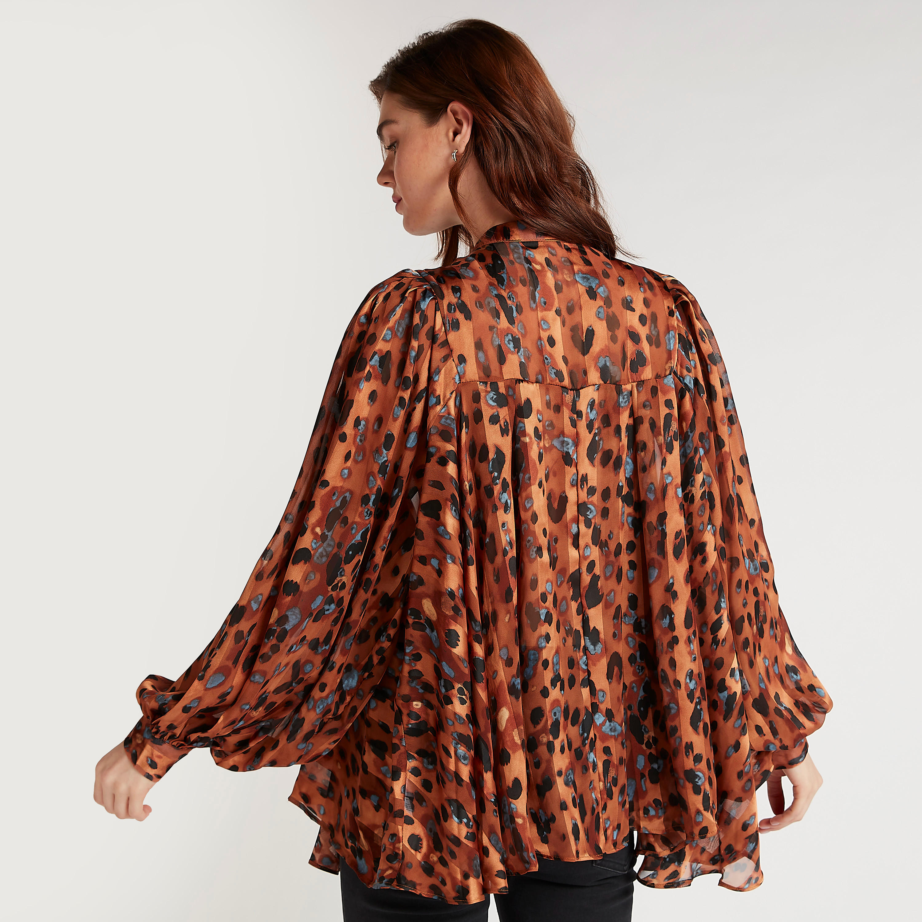 2Xtremz Printed Top with Neck Tie-Up and Long Sleeves-women-clothing-shirtsandblouses-blouses-image-4