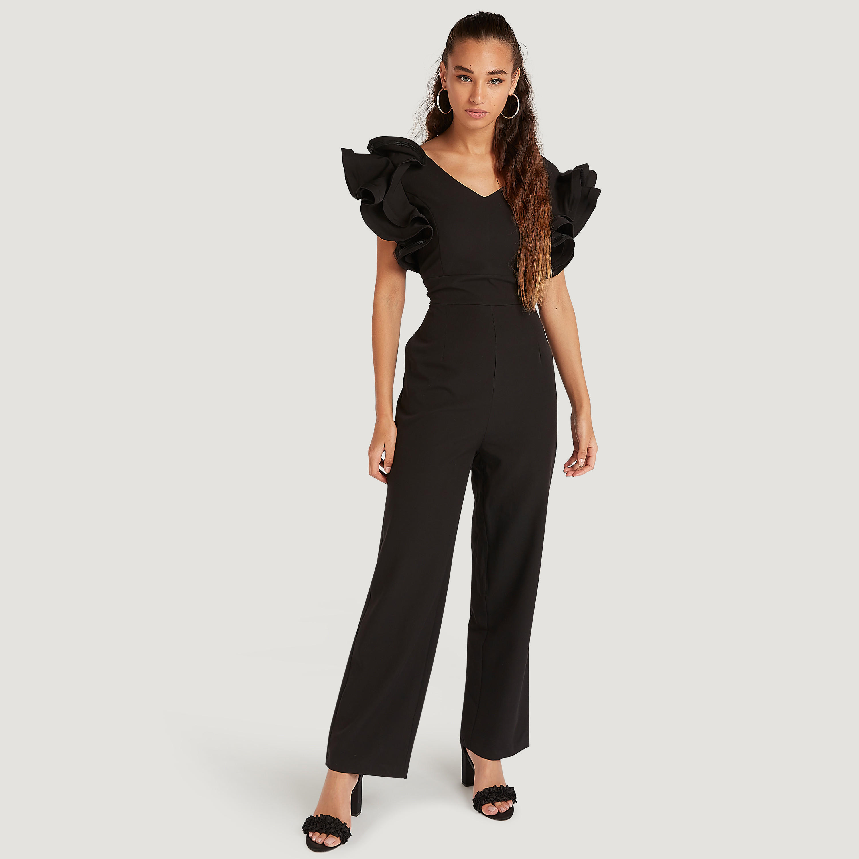 جامبسوت بطول كامل وتفاصيل كشكشة من تو إكستريمز-women-clothing-jumpsuits-image-1