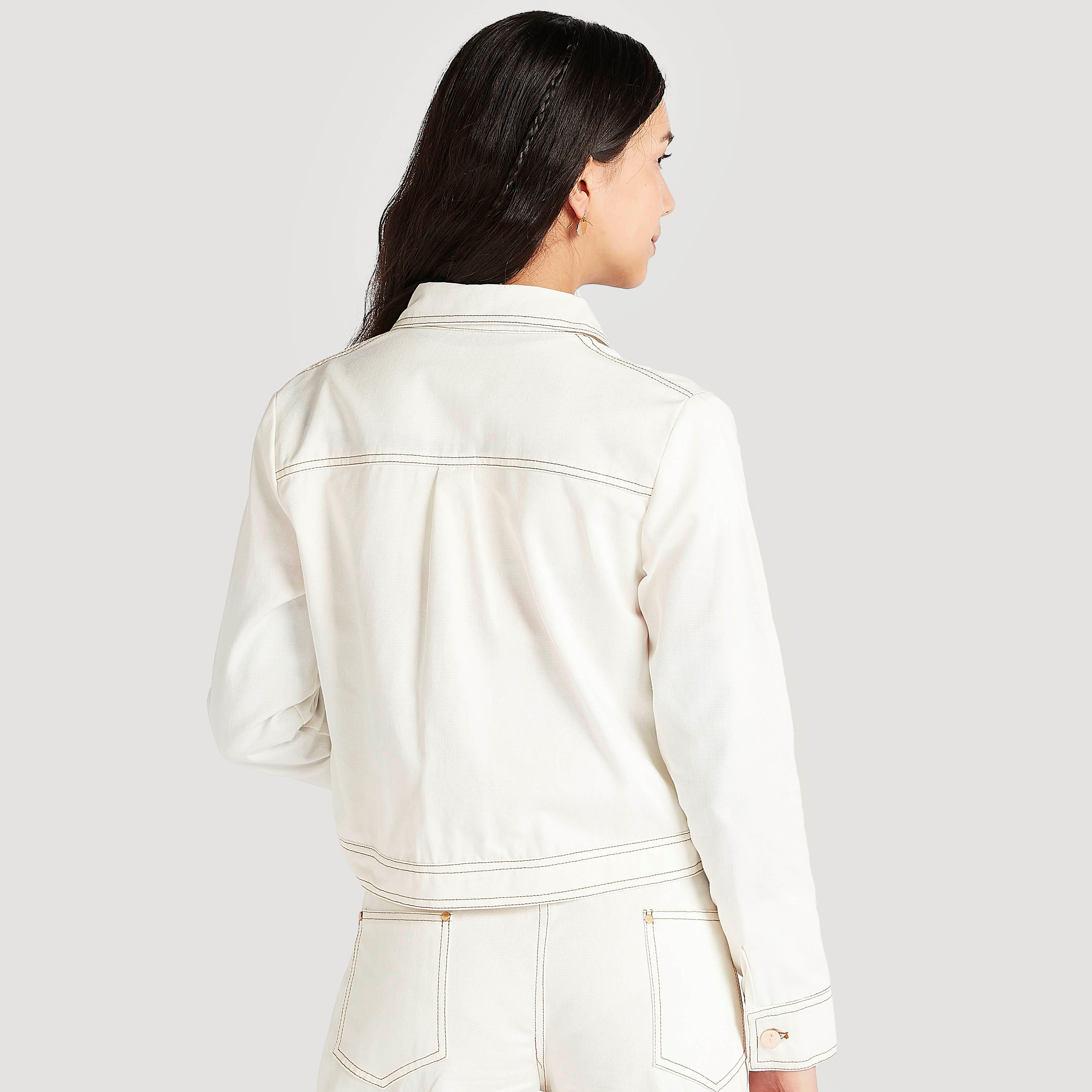 2Xtremz Solid Button Up Jacket with Long Sleeves and Flap Pockets-women-winterwear-coatsandjackets-jackets-image-4