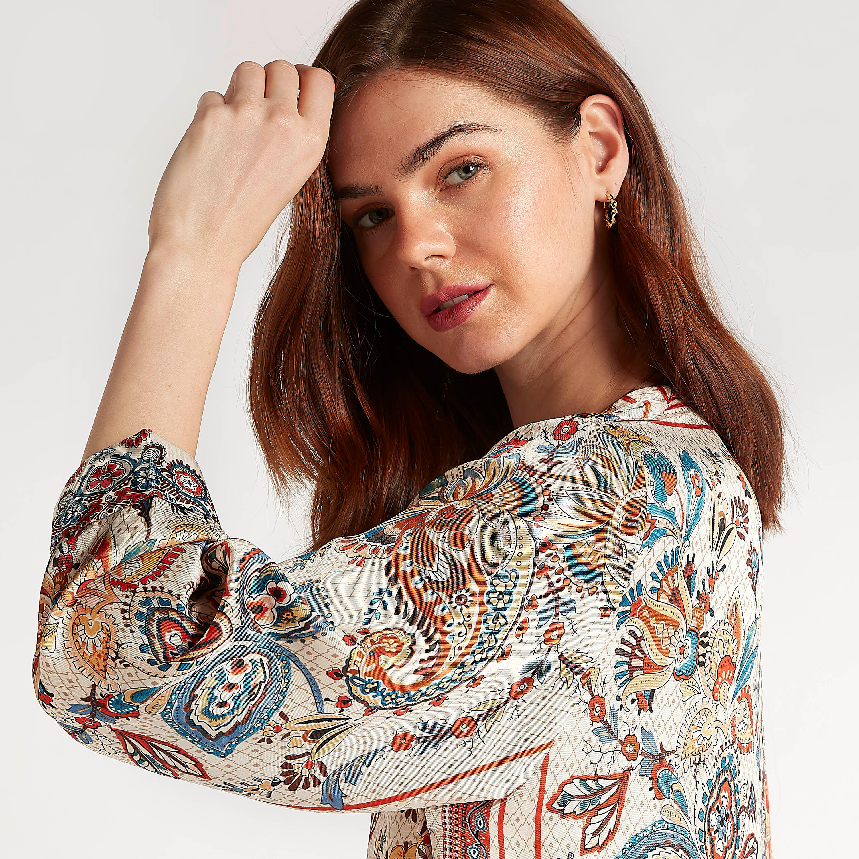 2Xtremz Printed V-neck Tunic with Long Sleeves-women-clothing-shirtsandblouses-blouses-image-3