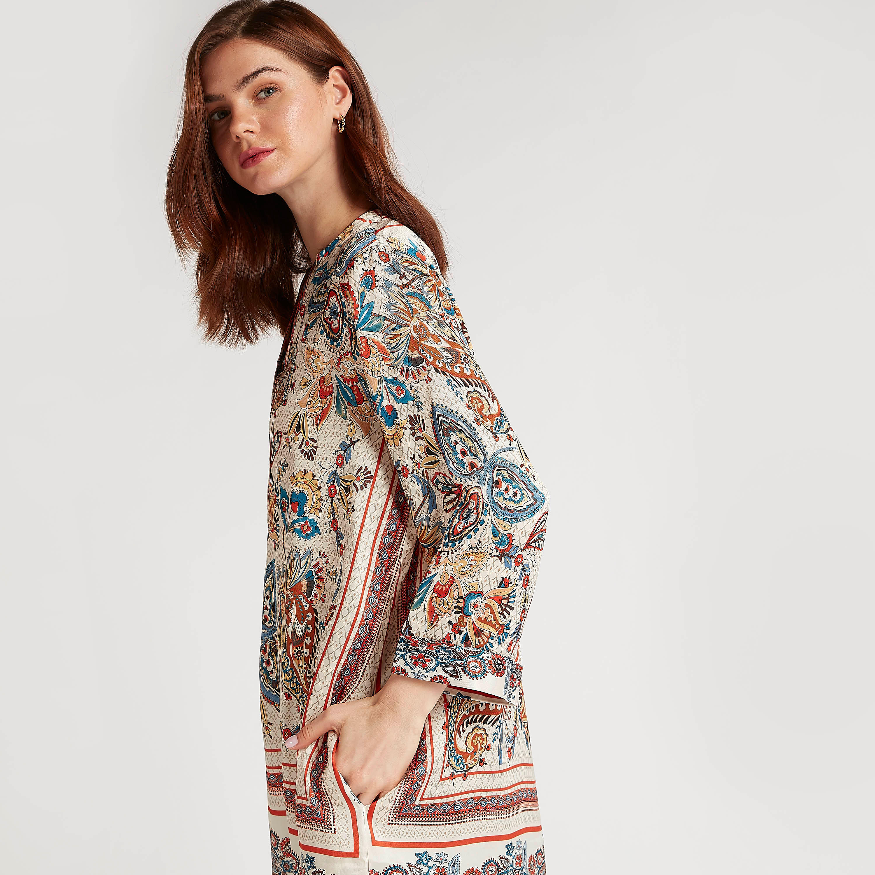 2Xtremz Printed V-neck Tunic with Long Sleeves-women-clothing-shirtsandblouses-blouses-image-6