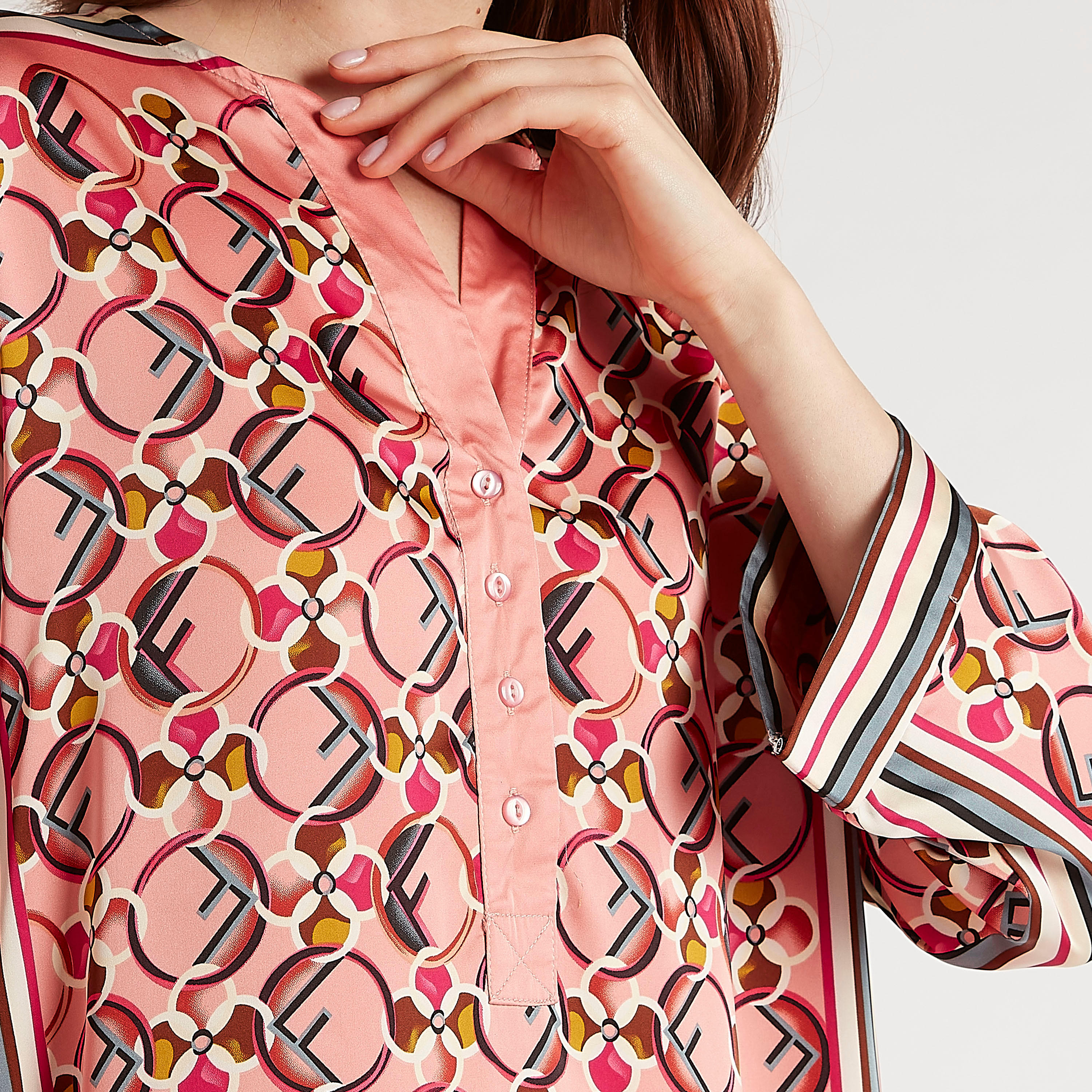 2Xtremz Printed Tunic with V-neck and Long Sleeves-women-clothing-shirtsandblouses-blouses-image-5