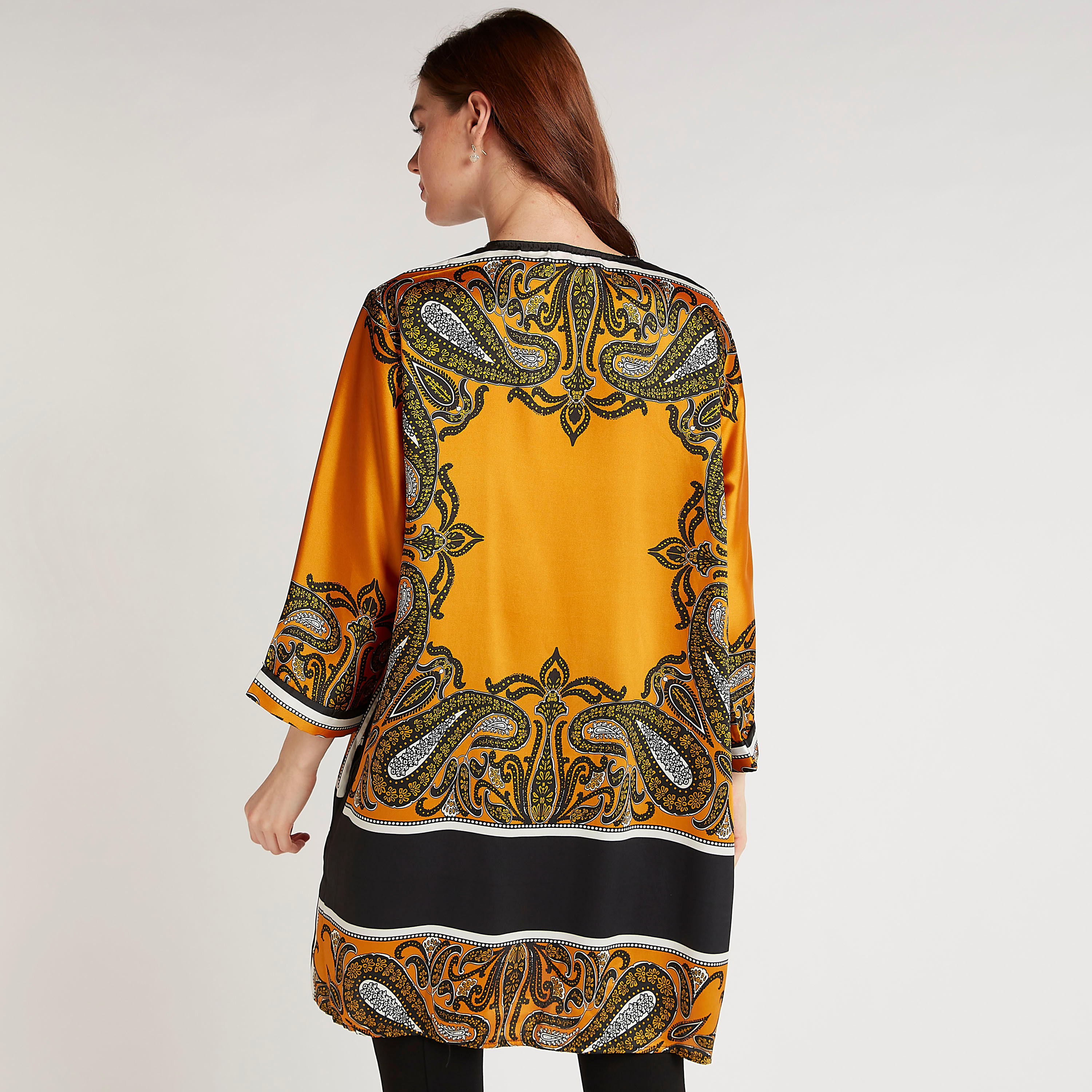 تونيك بطبعات بيزلي وياقة v وأكمام طويلة من تو إكستريمز-women-clothing-shirtsandblouses-blouses-image-4