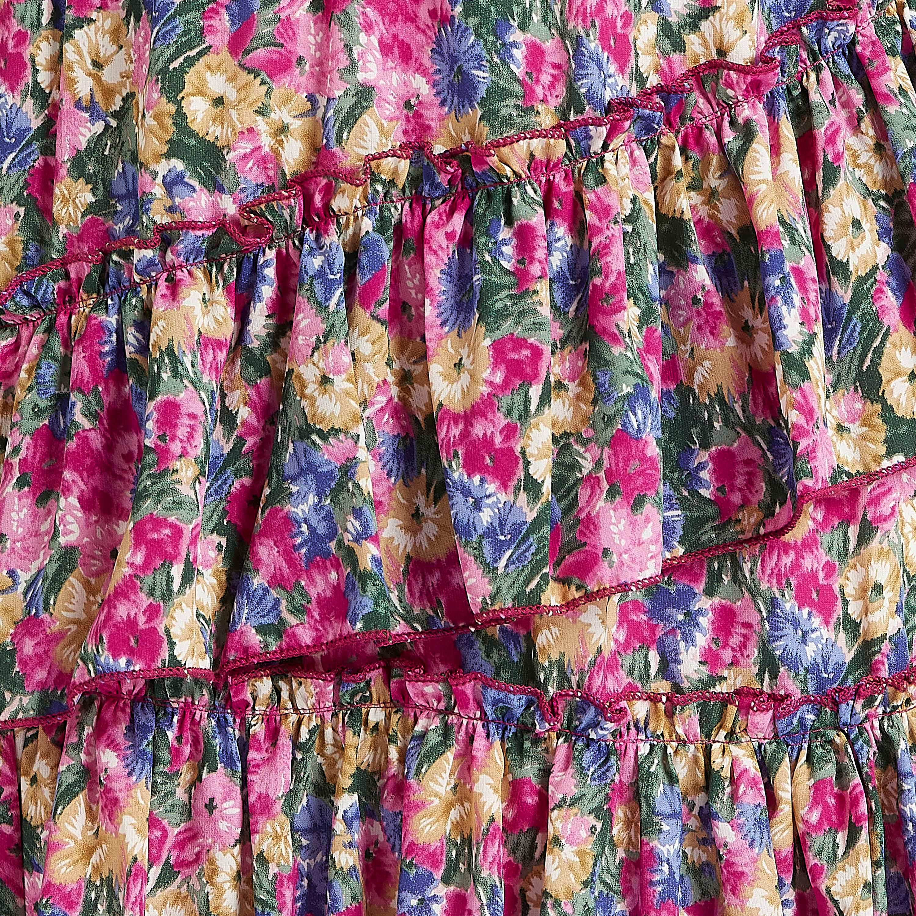 تنّورة منسدلة واسعة قصيرة بطبعات أزهار وخصر مطّاطي من تو إكستريمز-women-clothing-bottoms-skirts-image-3