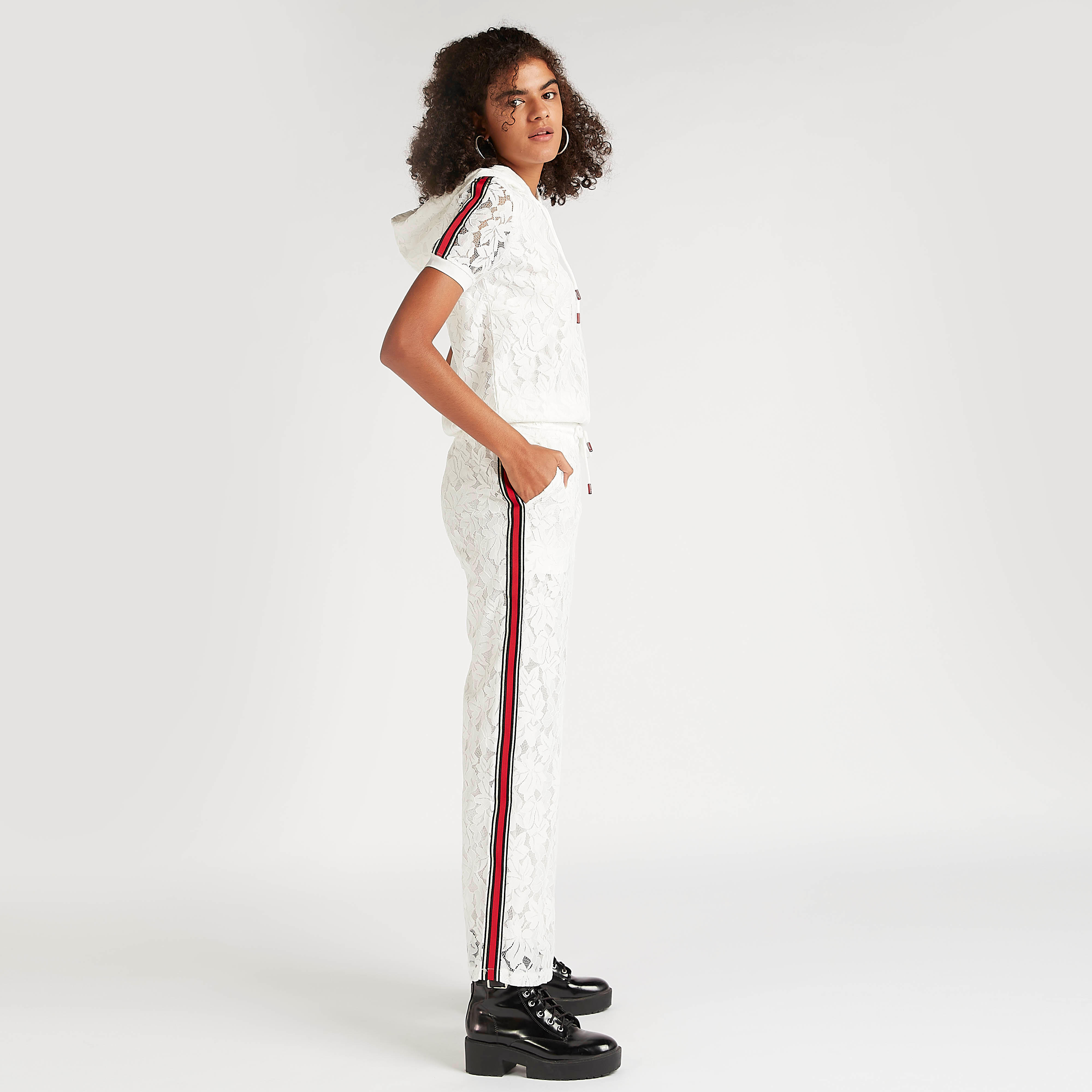 2Xtremz Straight Fit High Rise Lace Trousers with Drawstring Waistband-women-clothing-bottoms-trousers-image-6