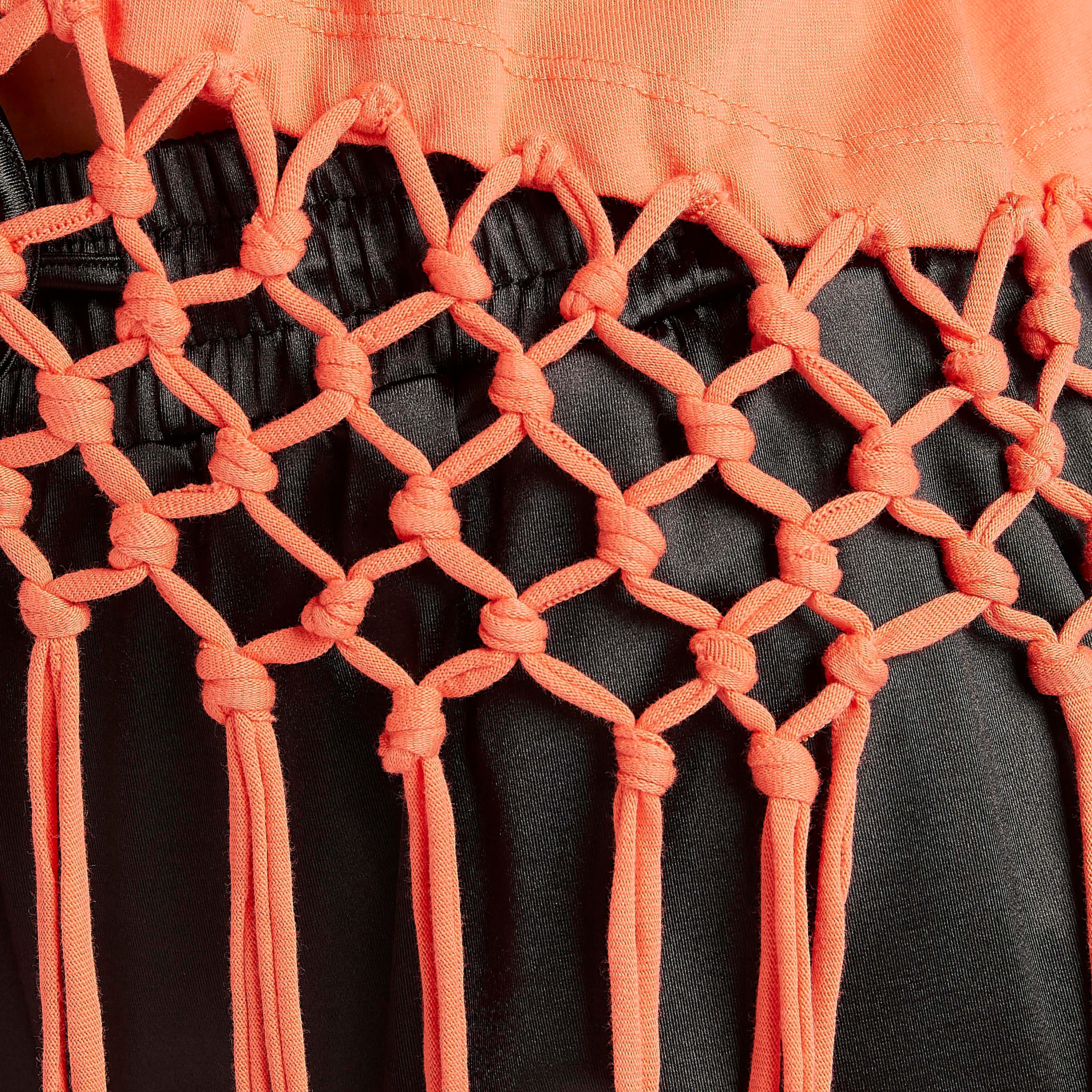 بلوزة سادة بياقة ضيّقة وأطراف بشراشيب-women-clothing-shirtsandblouses-blouses-image-3