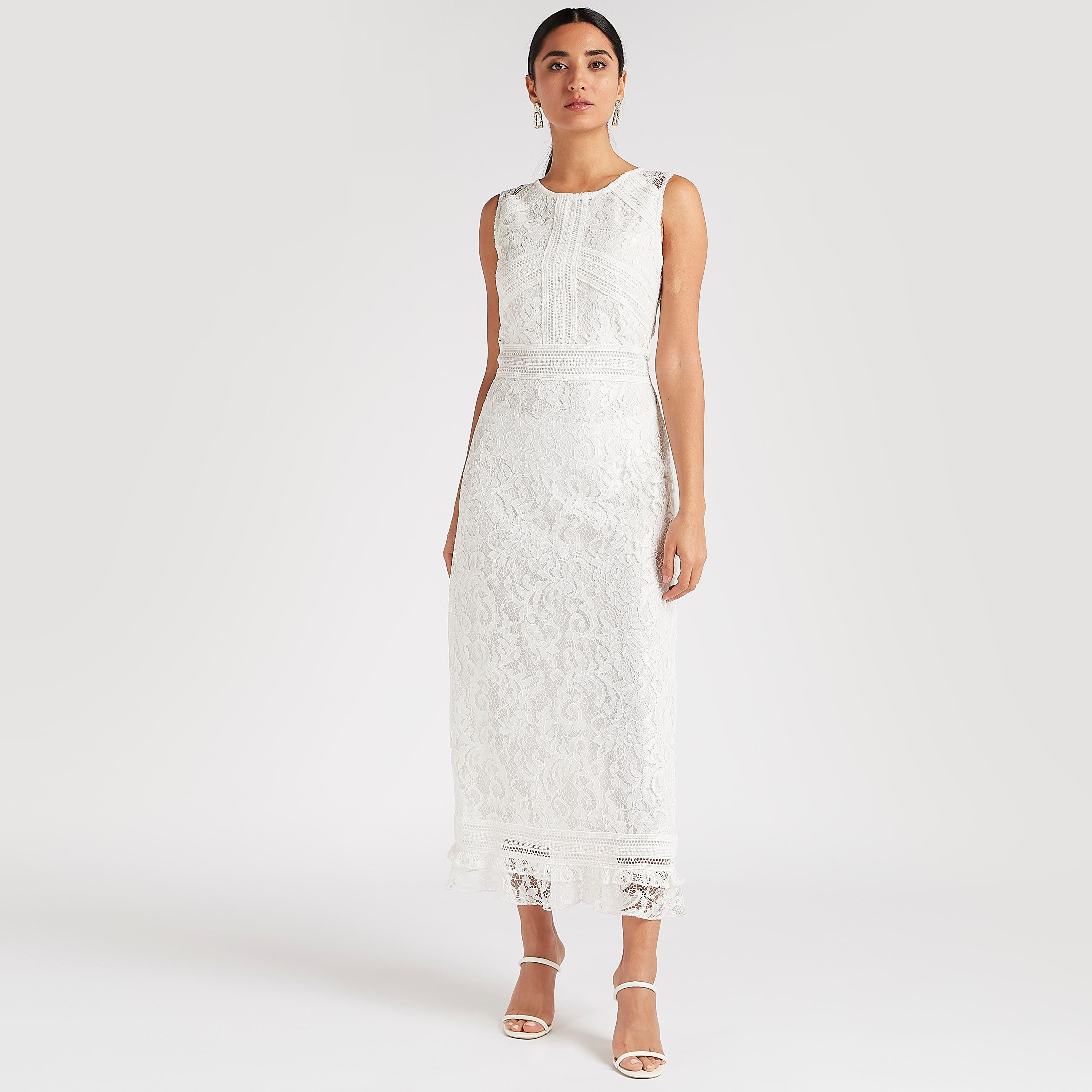 2Xtremz Lace Maxi Shift Sleeveless Dress-women-clothing-dresses-image-2
