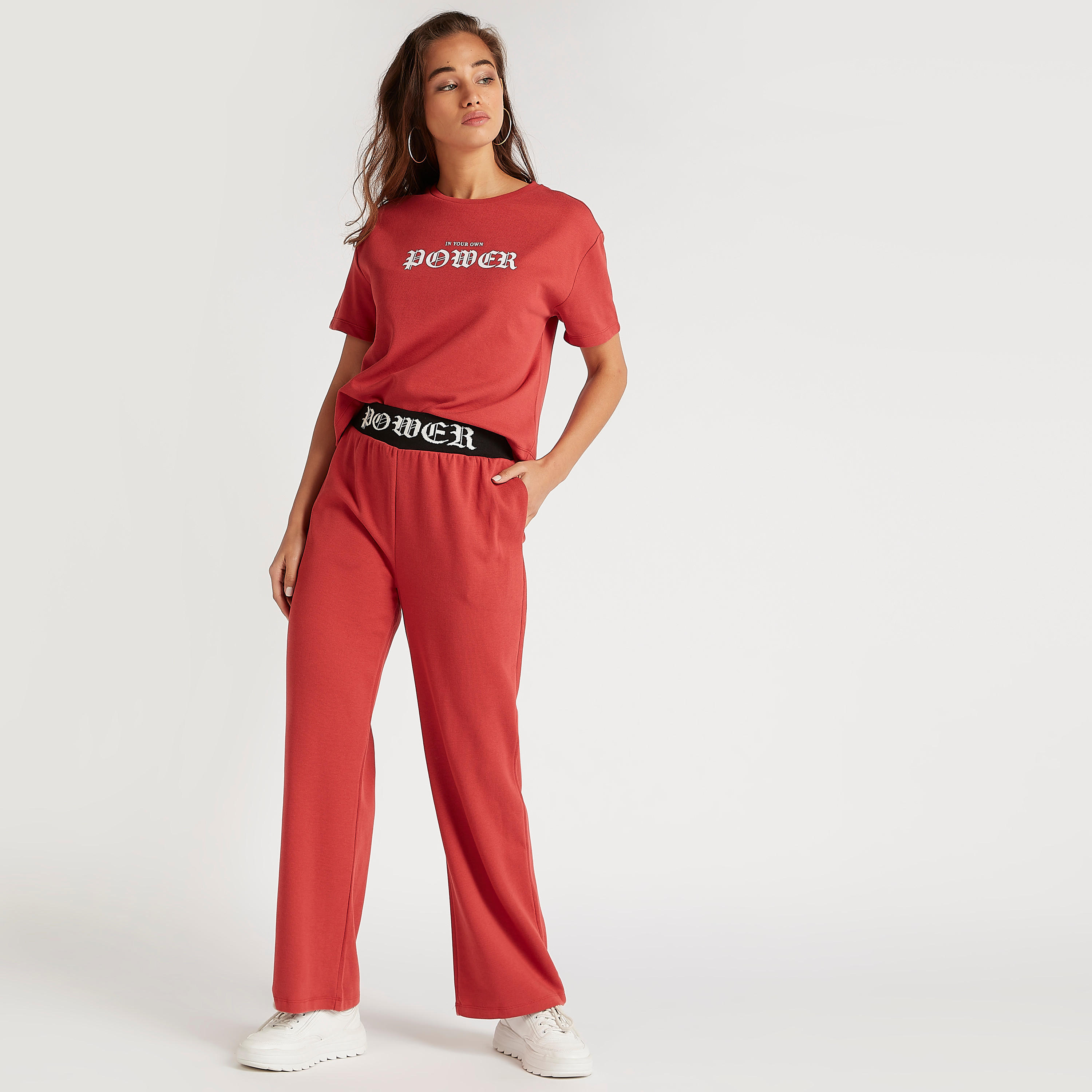 2Xtremz Solid Mid-Rise Track Pants with Printed Waistband-women-clothing-bottoms-joggers-image-5