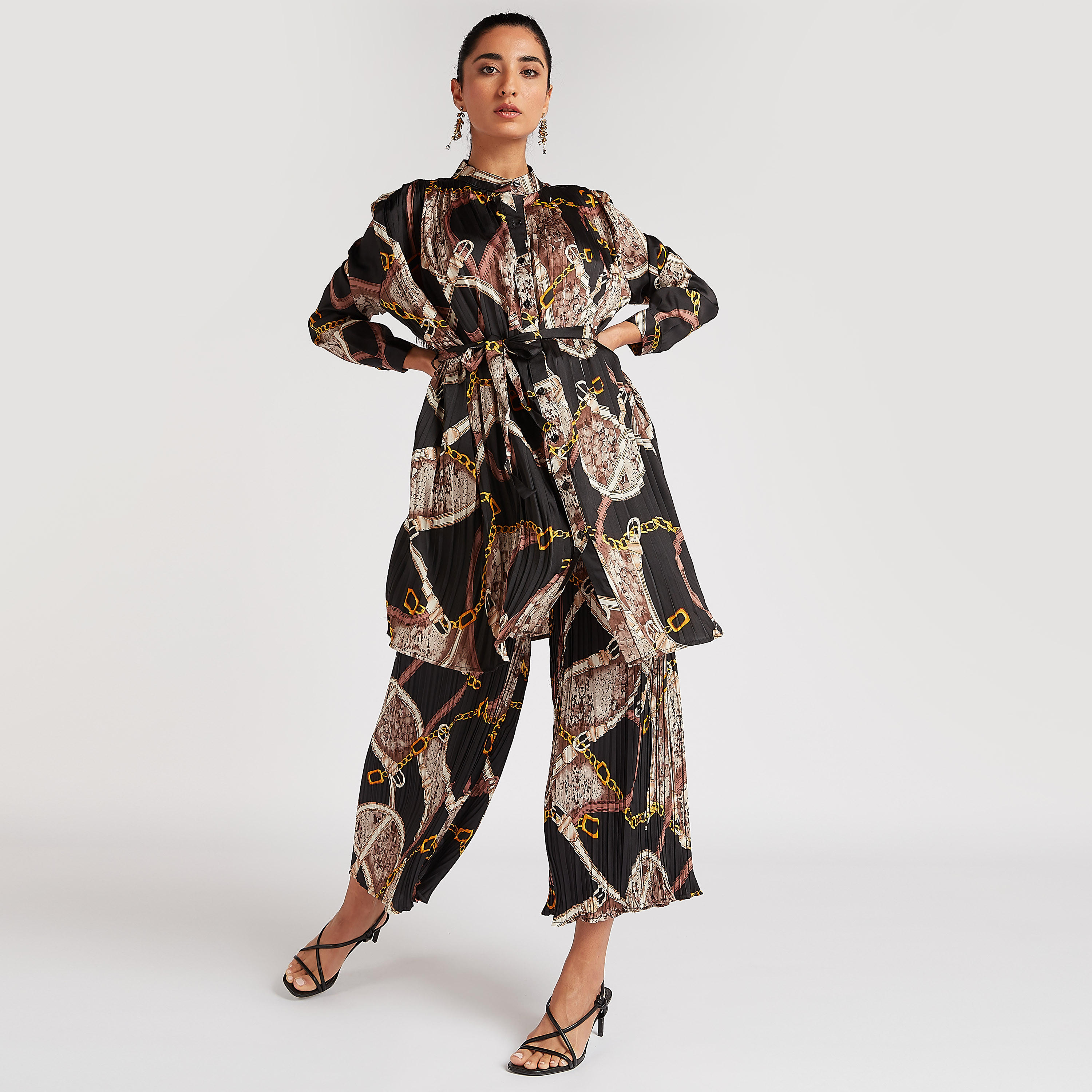 بنطلون بالازو بخصر مطاطي وطبعات من تو إكستريمز-women-clothing-bottoms-trousers-image-4