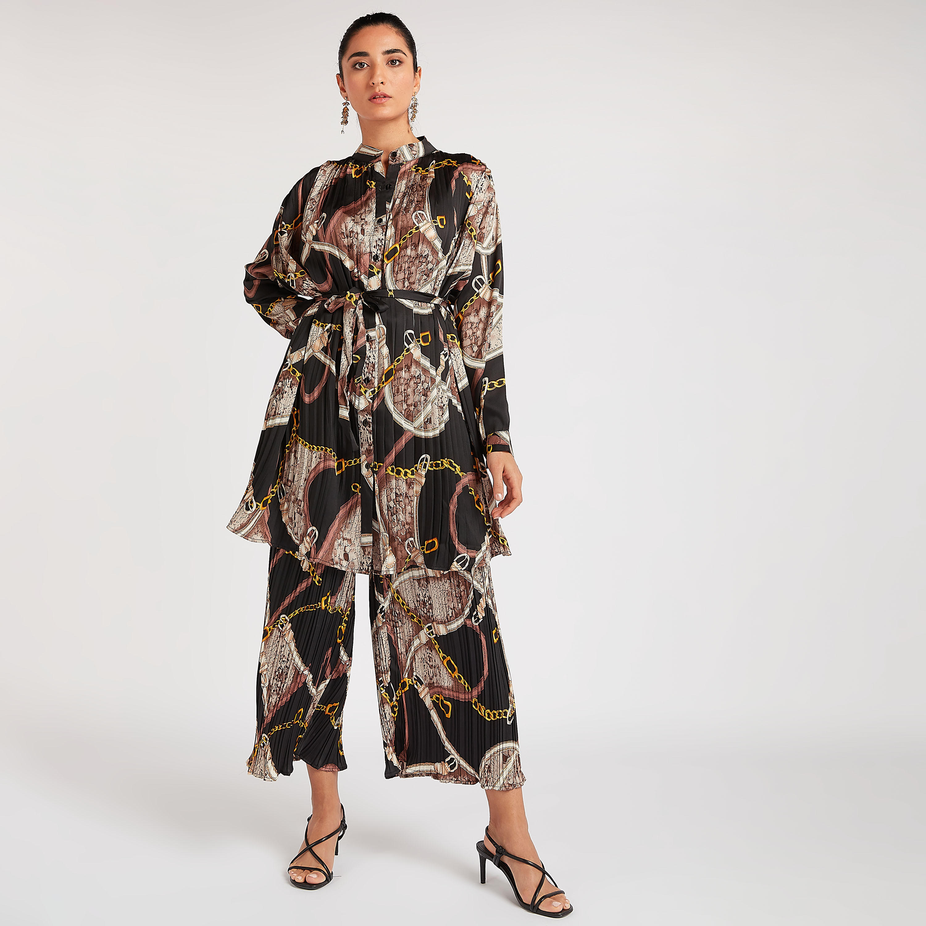 تونيك بأكمام طويلة وحزام رباط وطبعات من توإكستريمز-women-clothing-shirtsandblouses-blouses-image-2