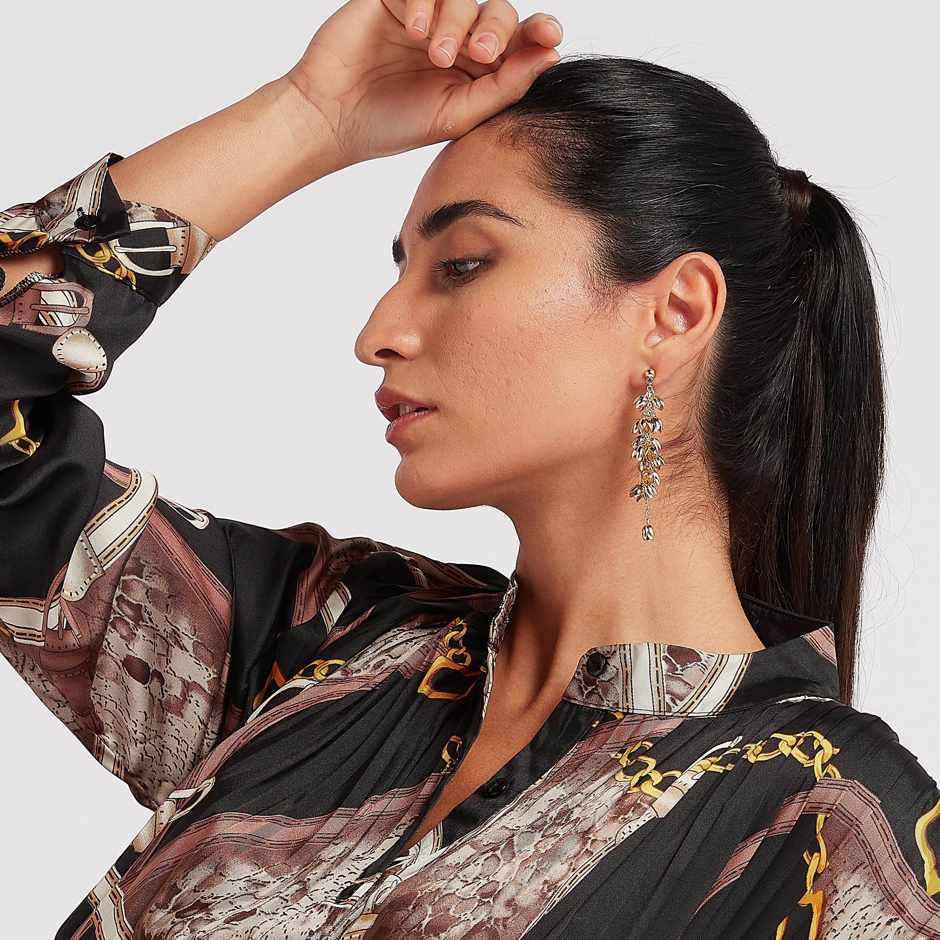 تونيك بأكمام طويلة وحزام رباط وطبعات من توإكستريمز-women-clothing-shirtsandblouses-blouses-image-3