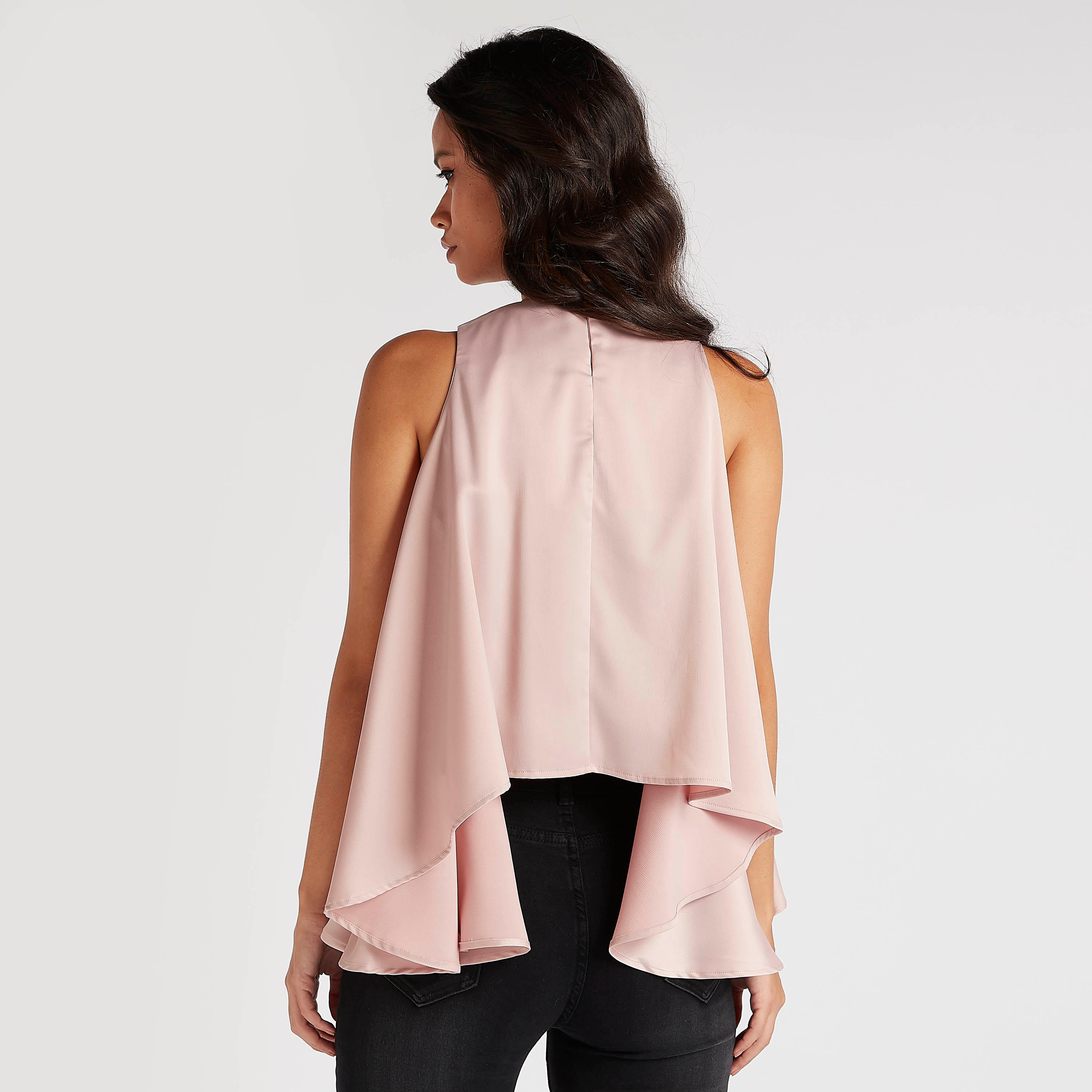 بلوزة مستدامة سادة دون أكمام بياقة ضيّقة-women-clothing-shirtsandblouses-blouses-image-1