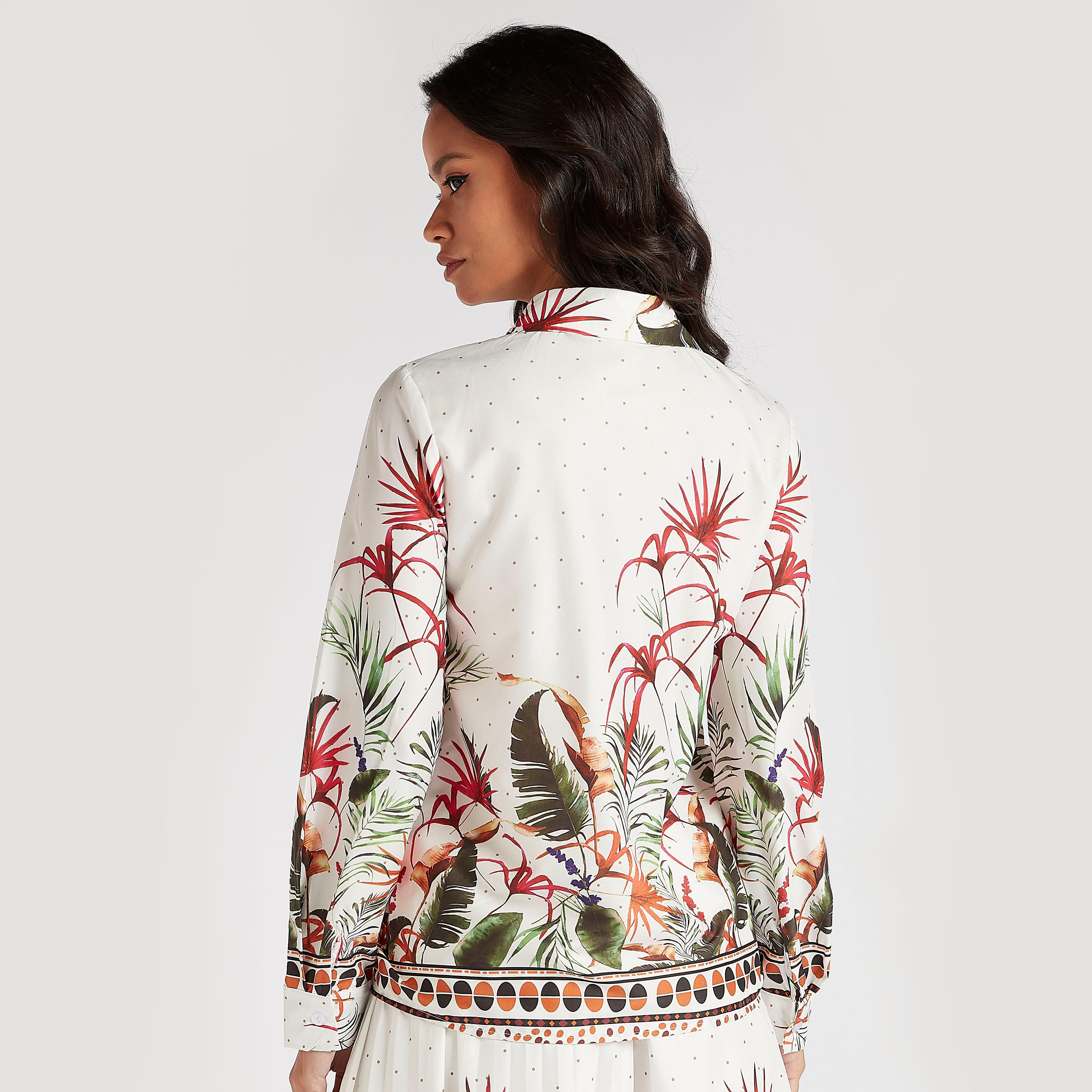 قميص بطبعات وأكمام طويلة من تو إكستريمز-women-clothing-shirtsandblouses-shirts-image-4