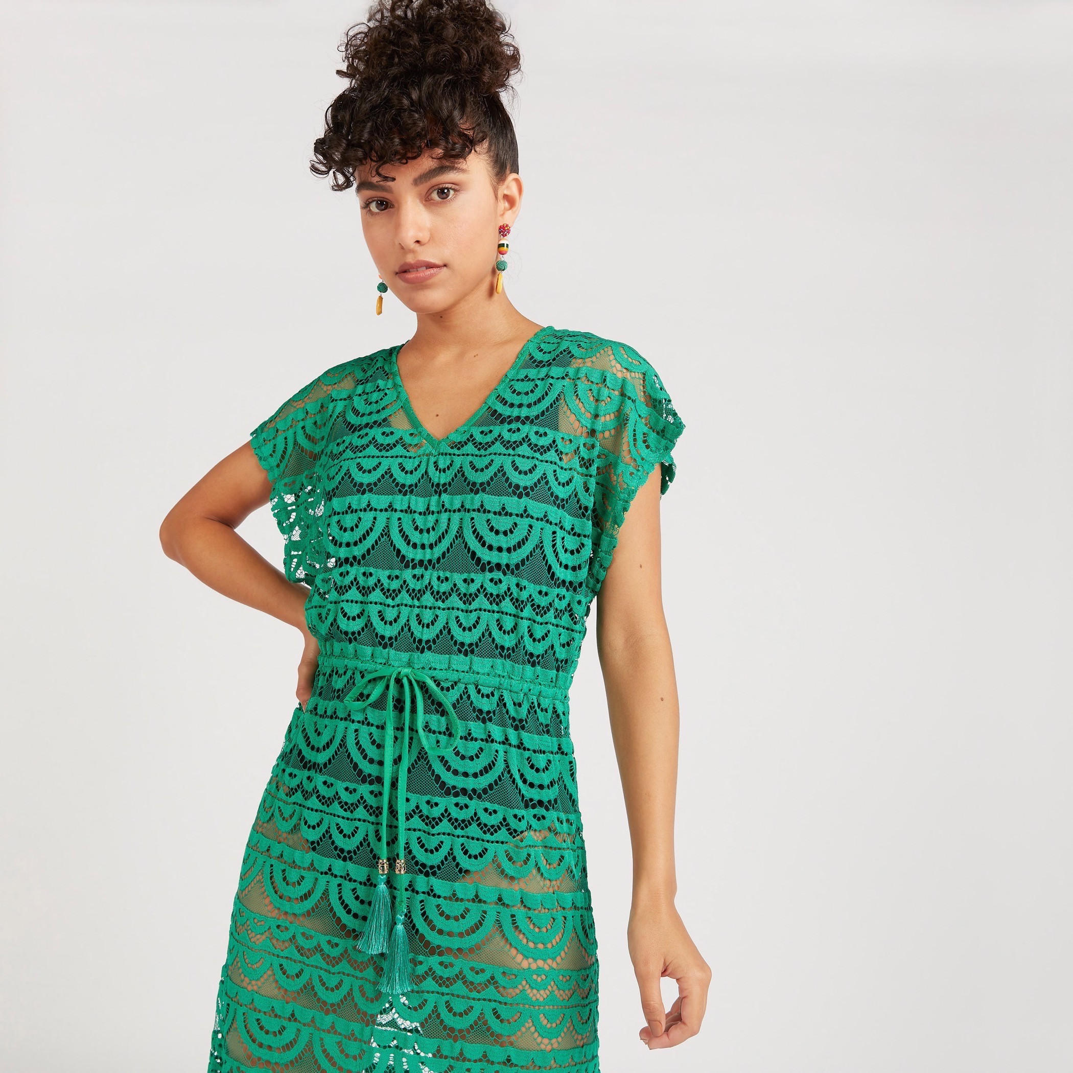 2Xtremz Textured Kimono with Drawstring Waist-women-clothing-swimandbeach-beachwear-image-6