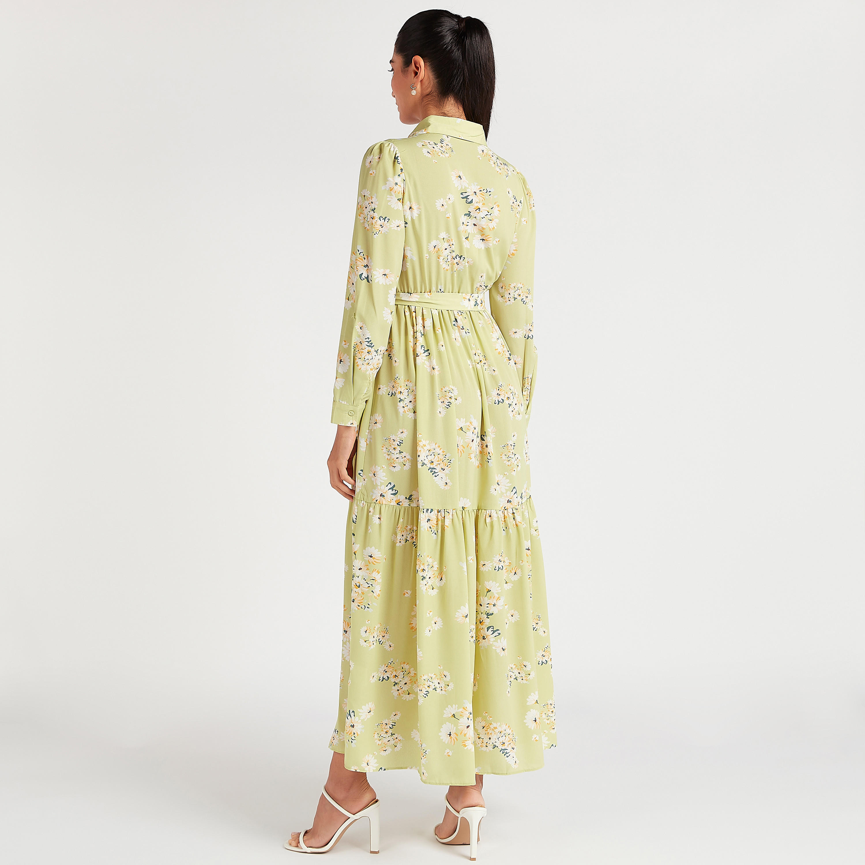 فستان طويل إيه لاين بطبعات أزهار مع رباط من تو إكستريمز-women-clothing-dresses-image-4