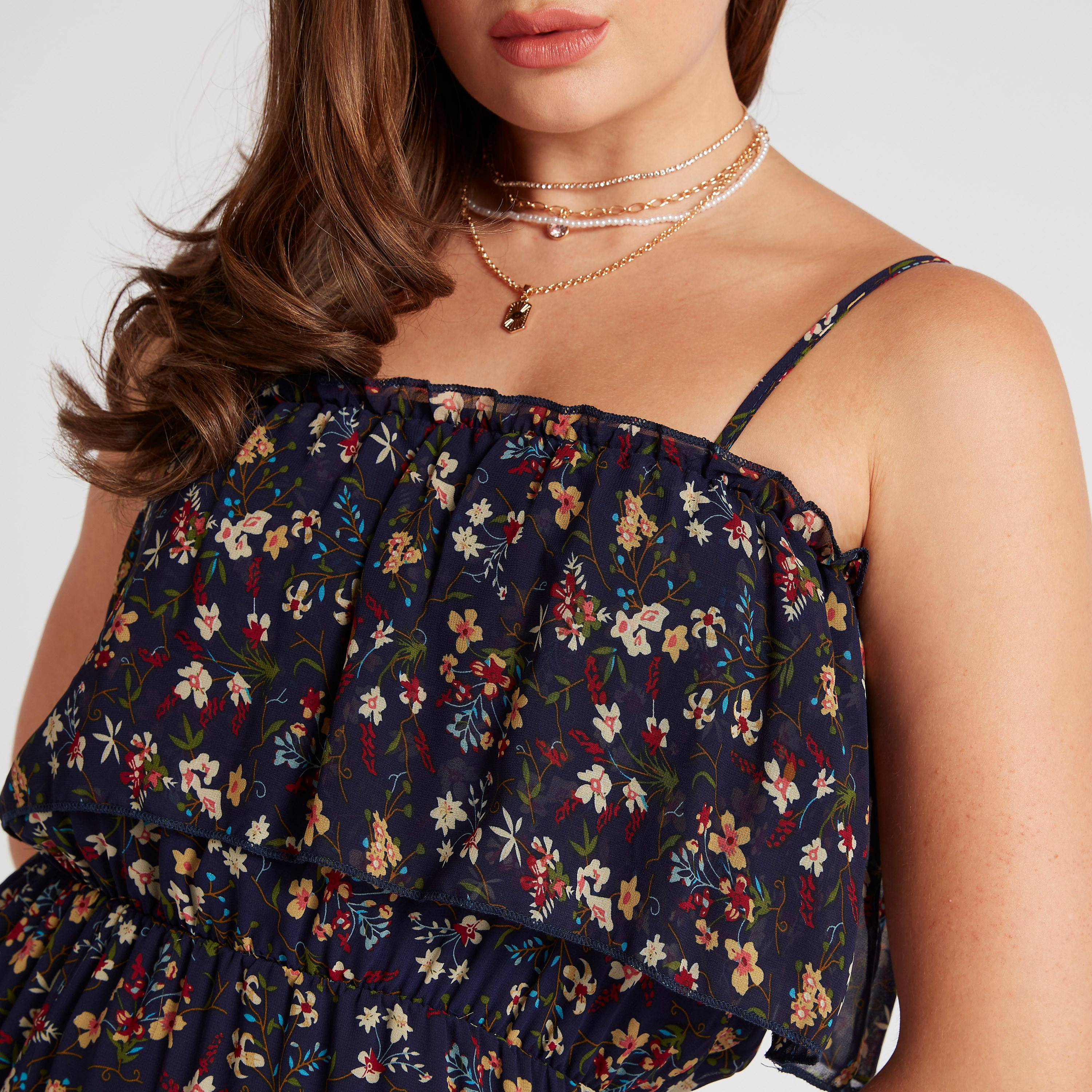 فستان ميدي إيه لاين بطبعات أزهار من تو إكستريمز-women-clothing-dresses-image-5